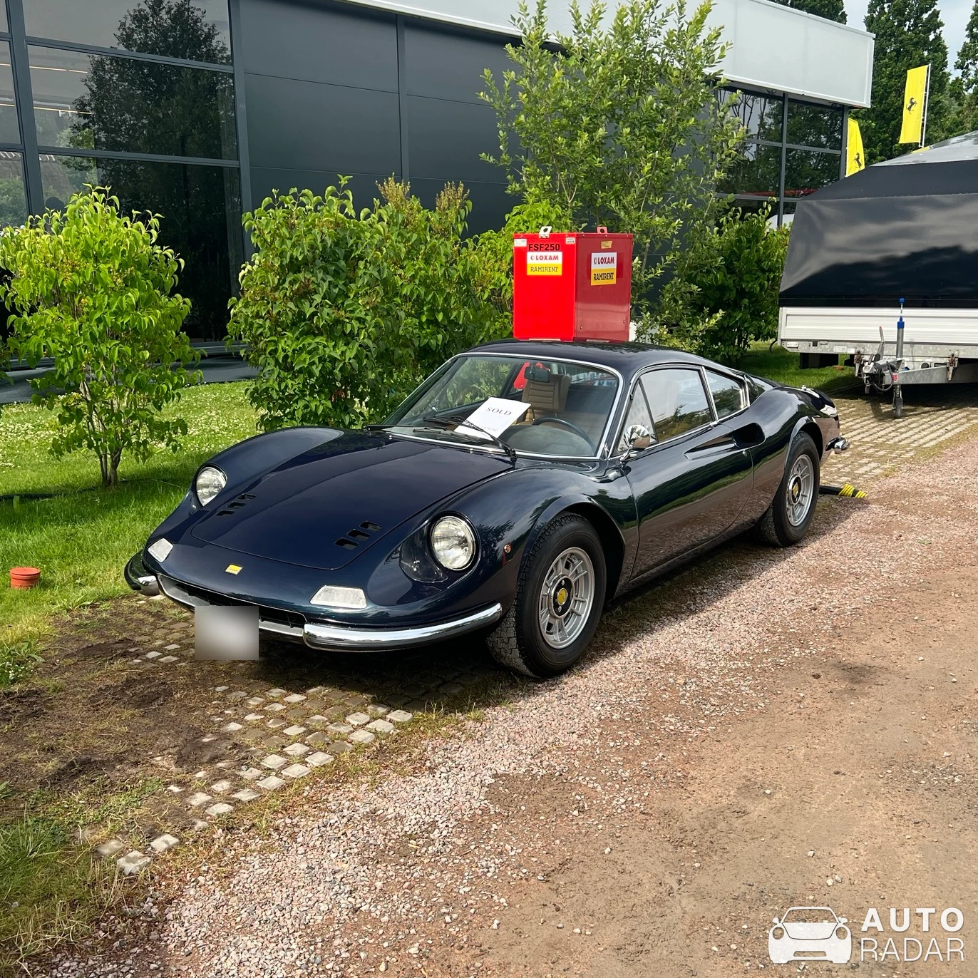 Ferrari Dino 246 GT spotted in Båstad