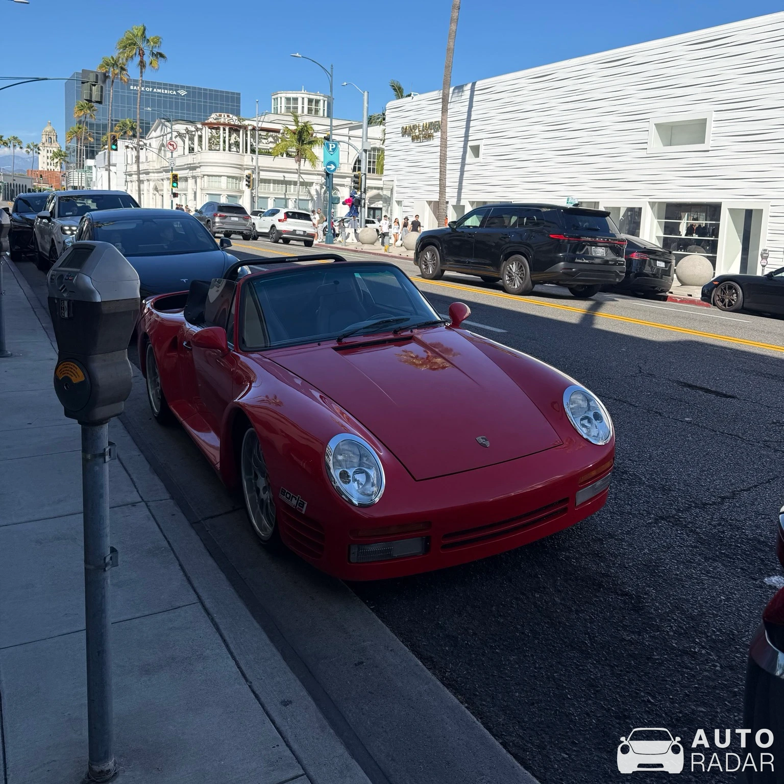 Porsche 959 Speedster spotted in Beverly Hills