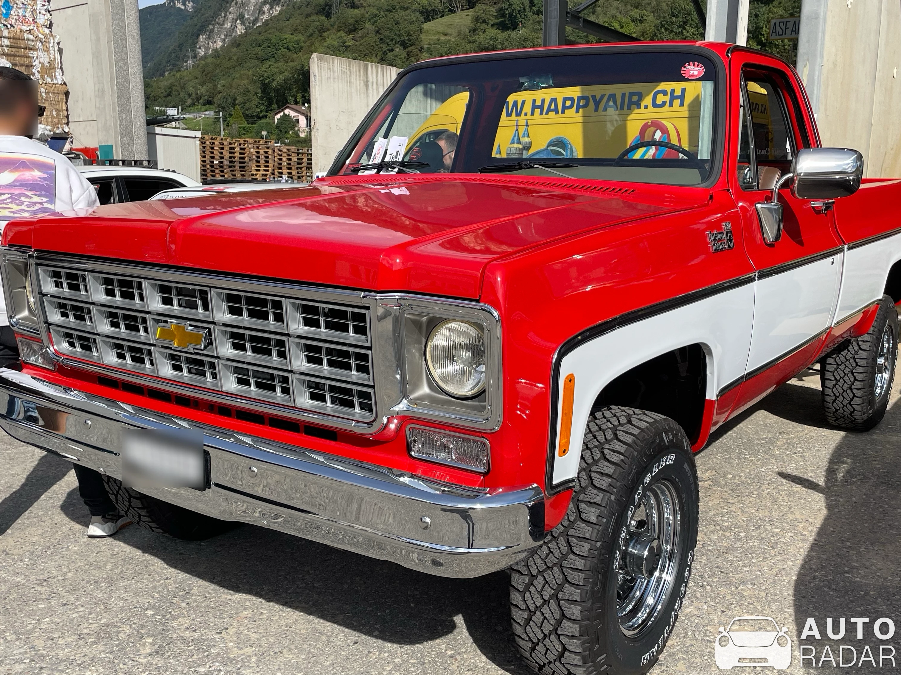 Chevrolet Silverado spotted in Riva San Vitale