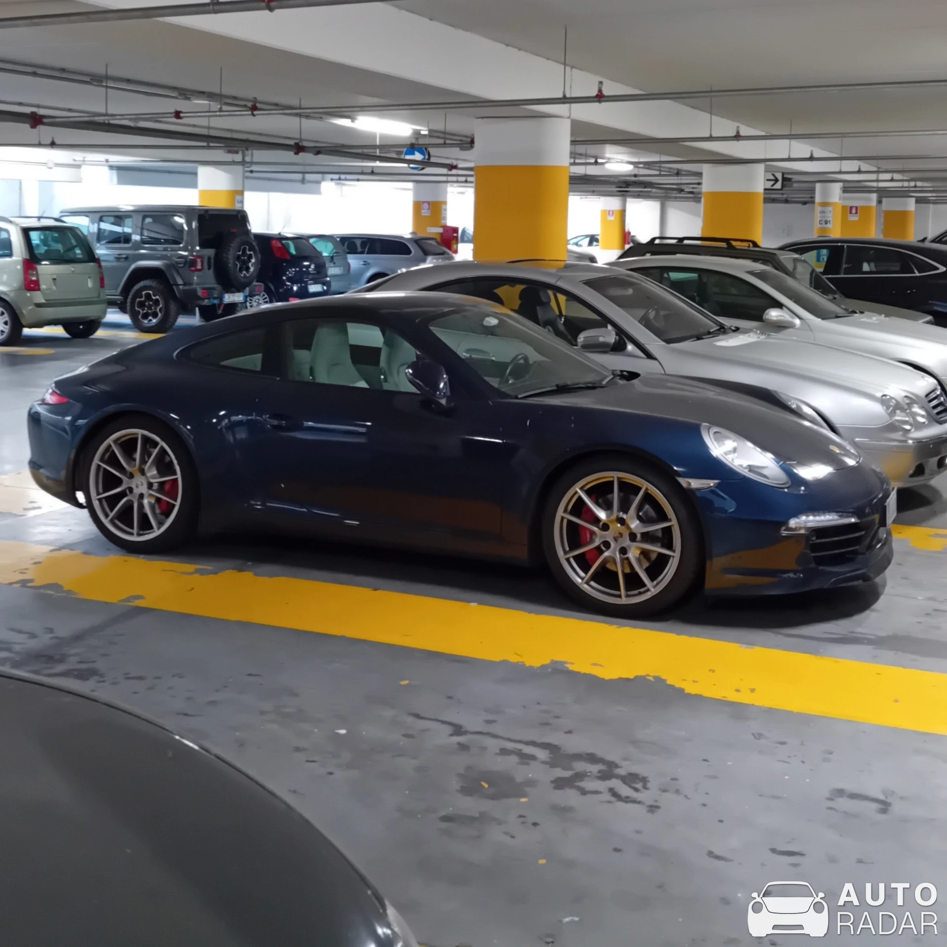 Porsche 991 Carrera S MkI spotted in Modena