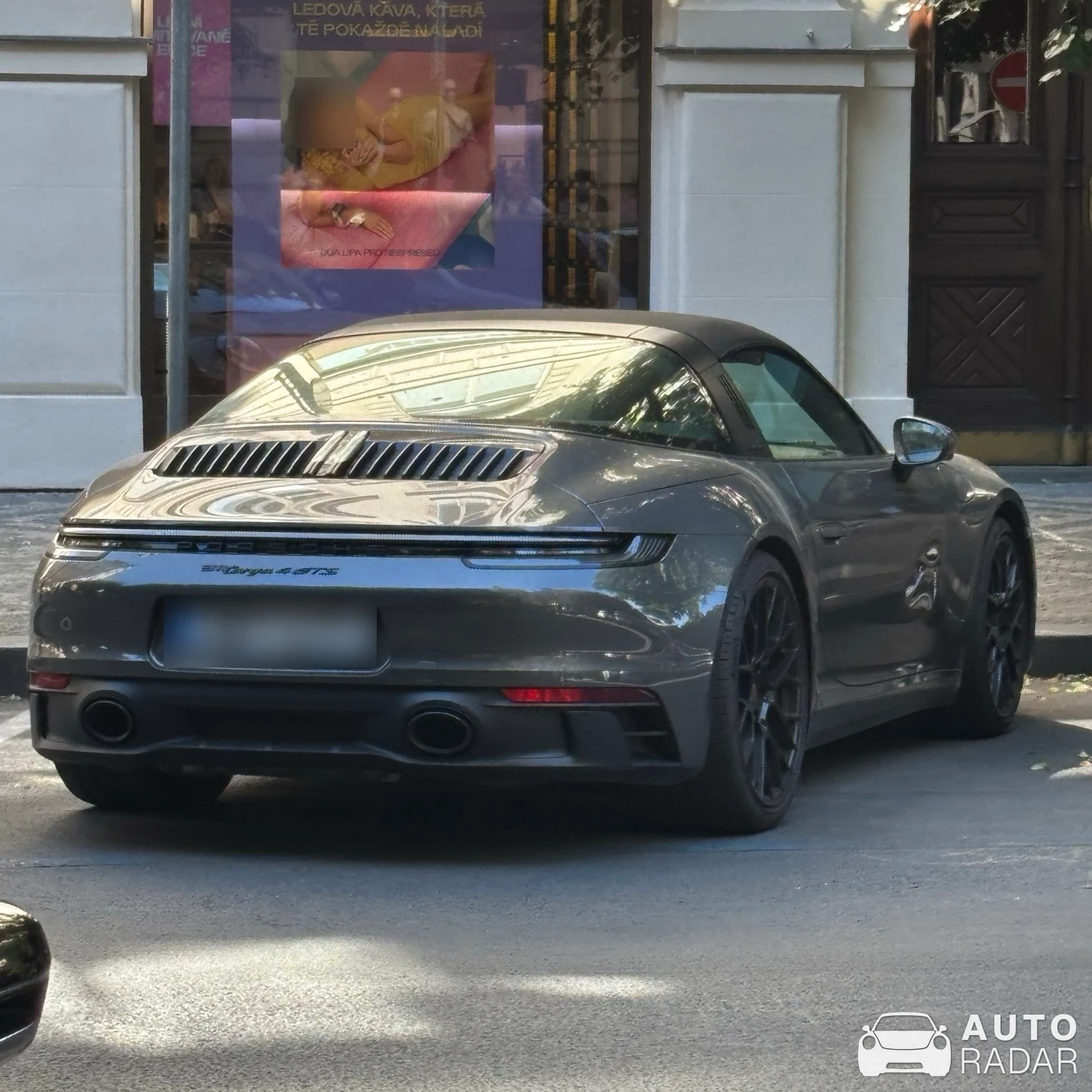 Porsche 911 Targa 4 GTS spotted in Prague 1
