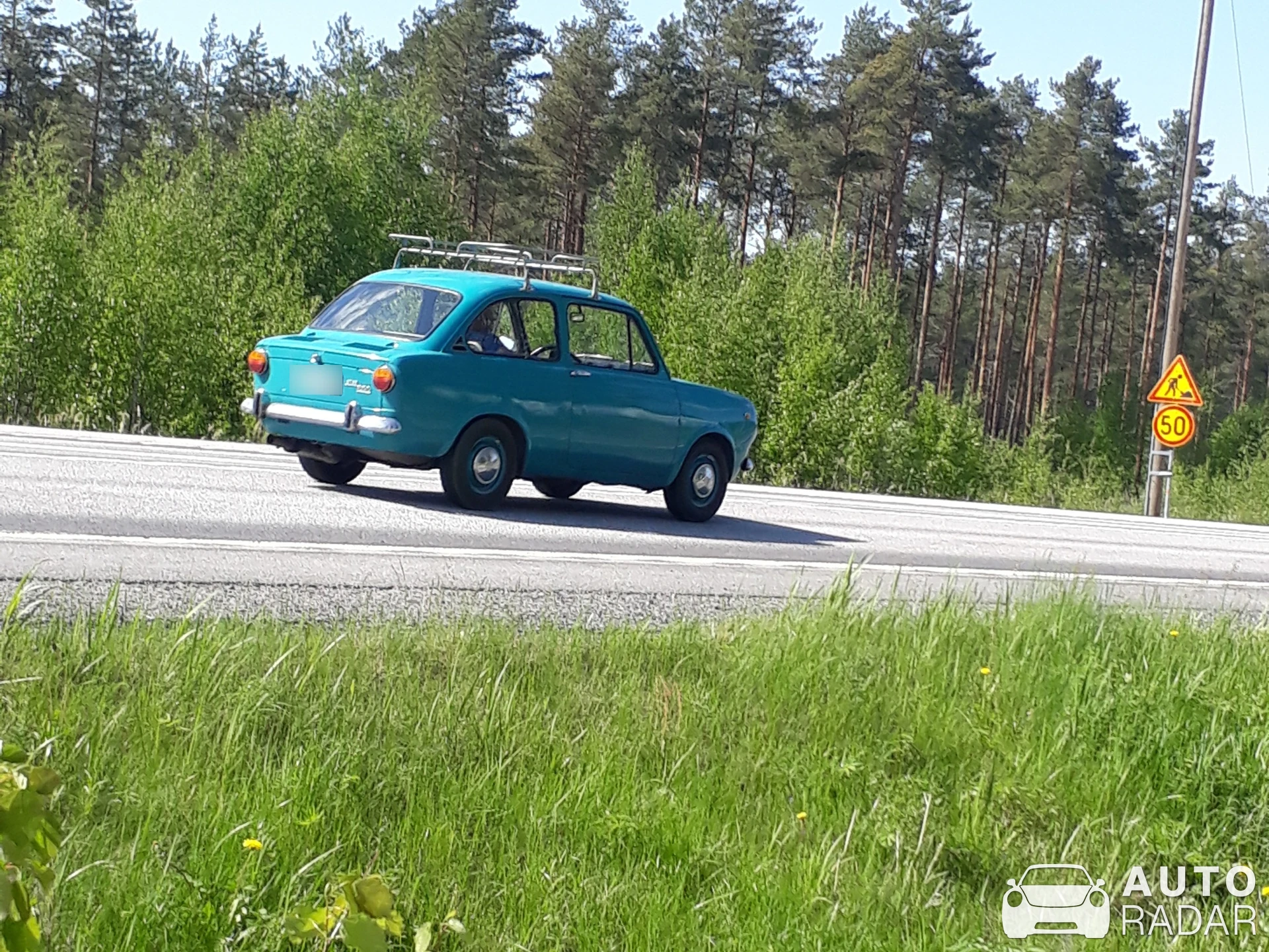 Fiat 850 Abarth spotted in Leivonmäki, Finland