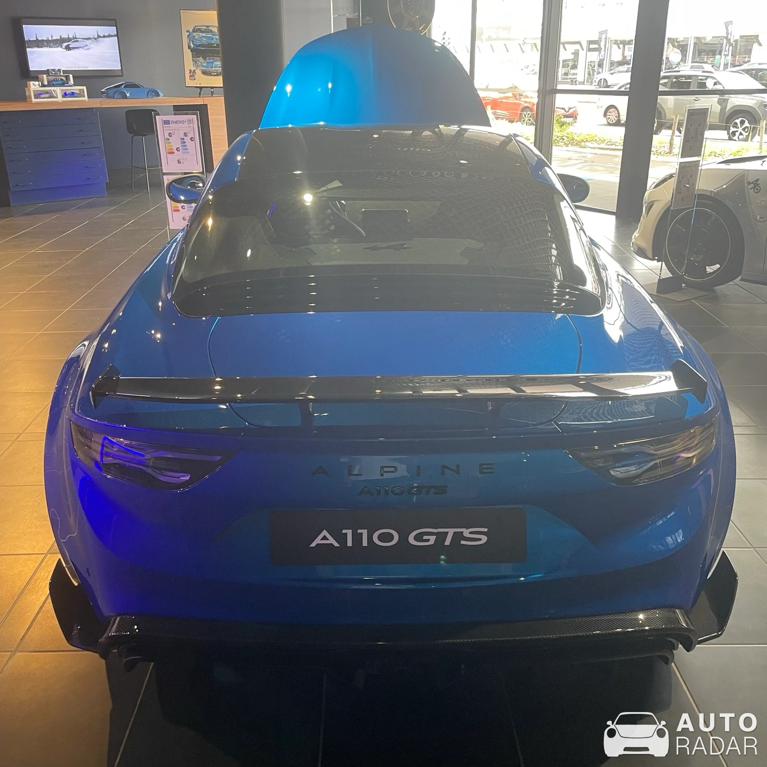 Alpine A110 GTS spotted in Rouen