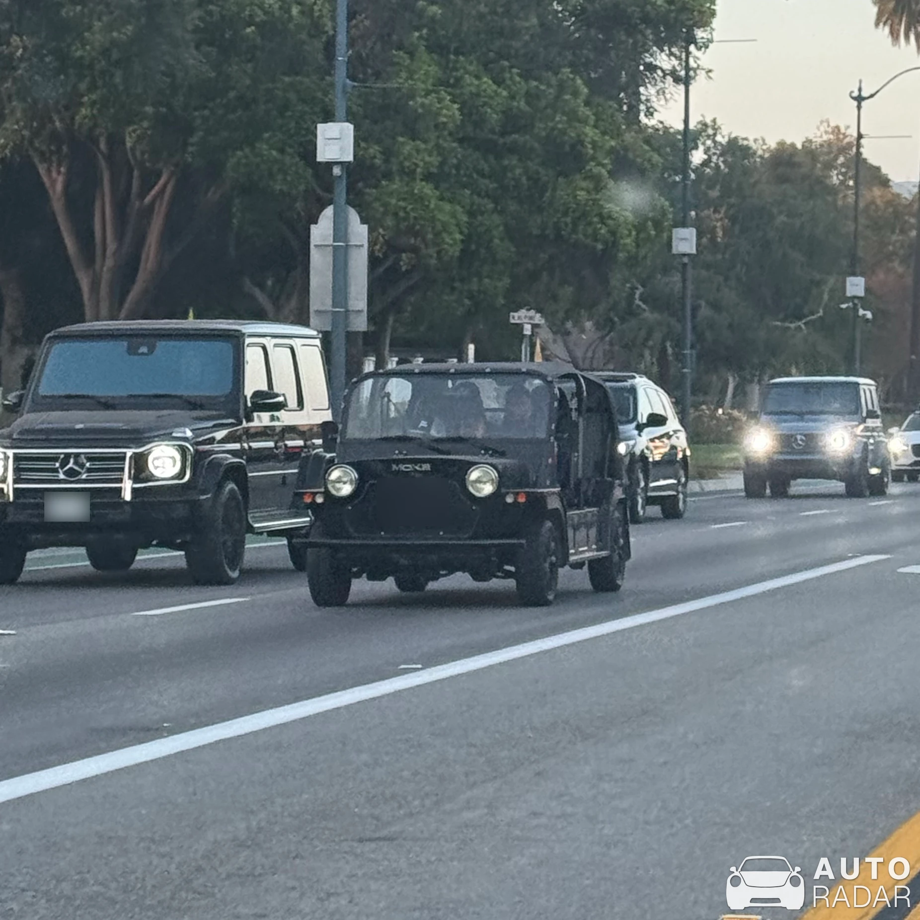 Mini Moke spotted in Beverly Hills