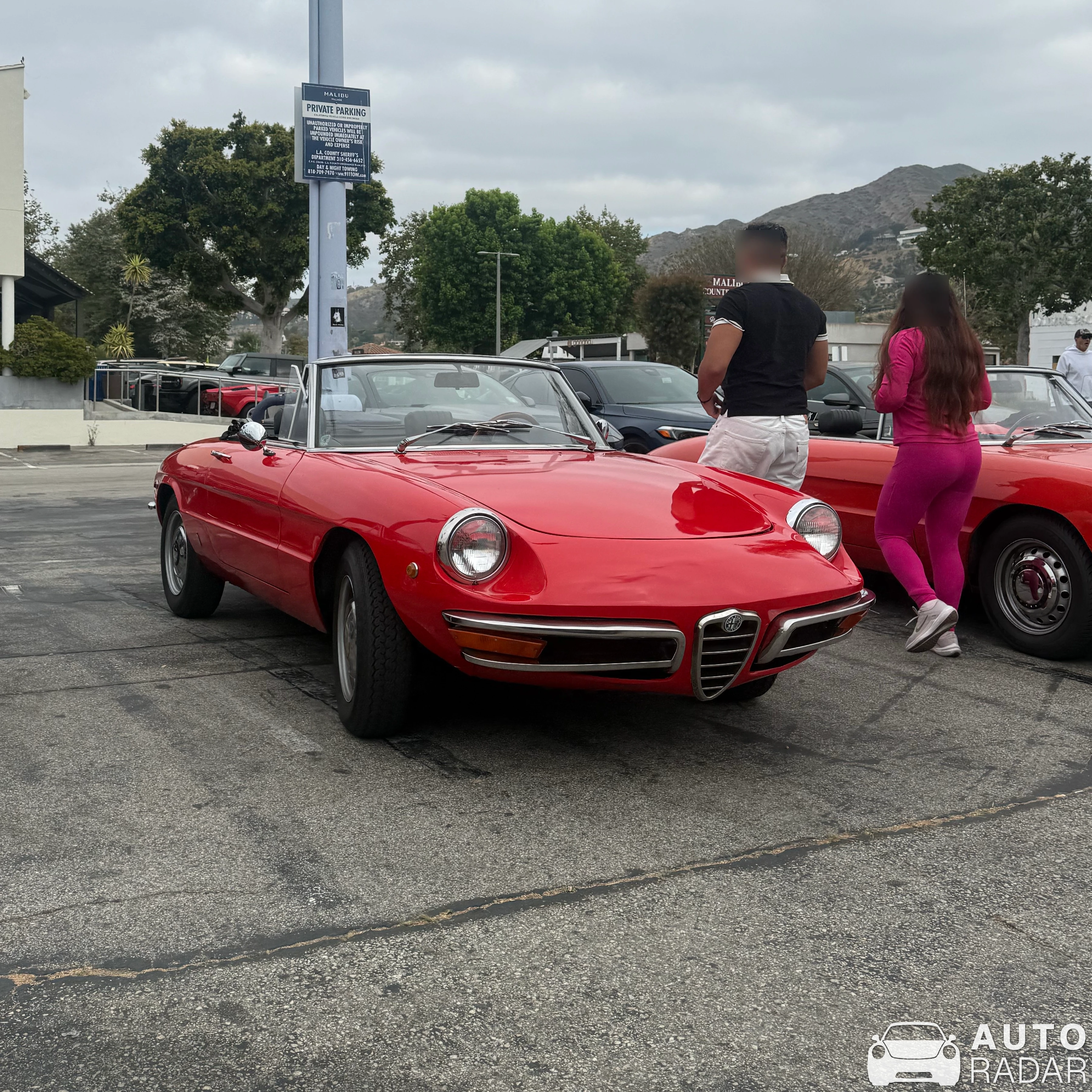 Alfa Romeo 2000 Spider spotted in Malibu