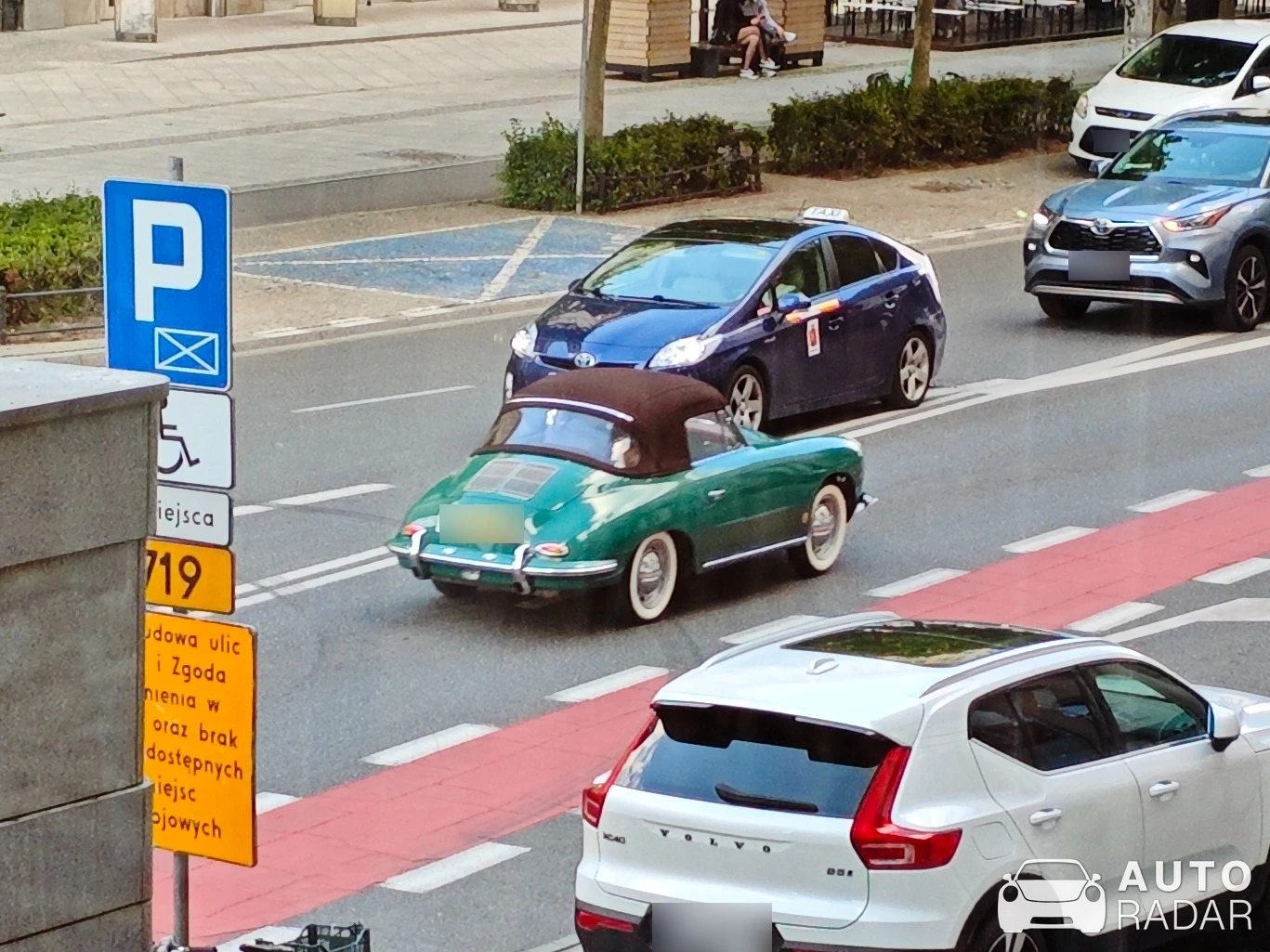 Porsche 356 B Cabriolet spotted in Warszawa