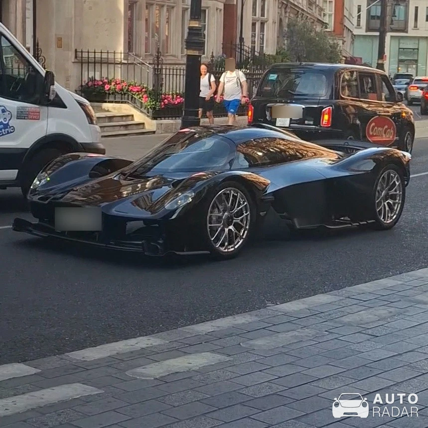 Aston Martin Valkyrie spotted in London