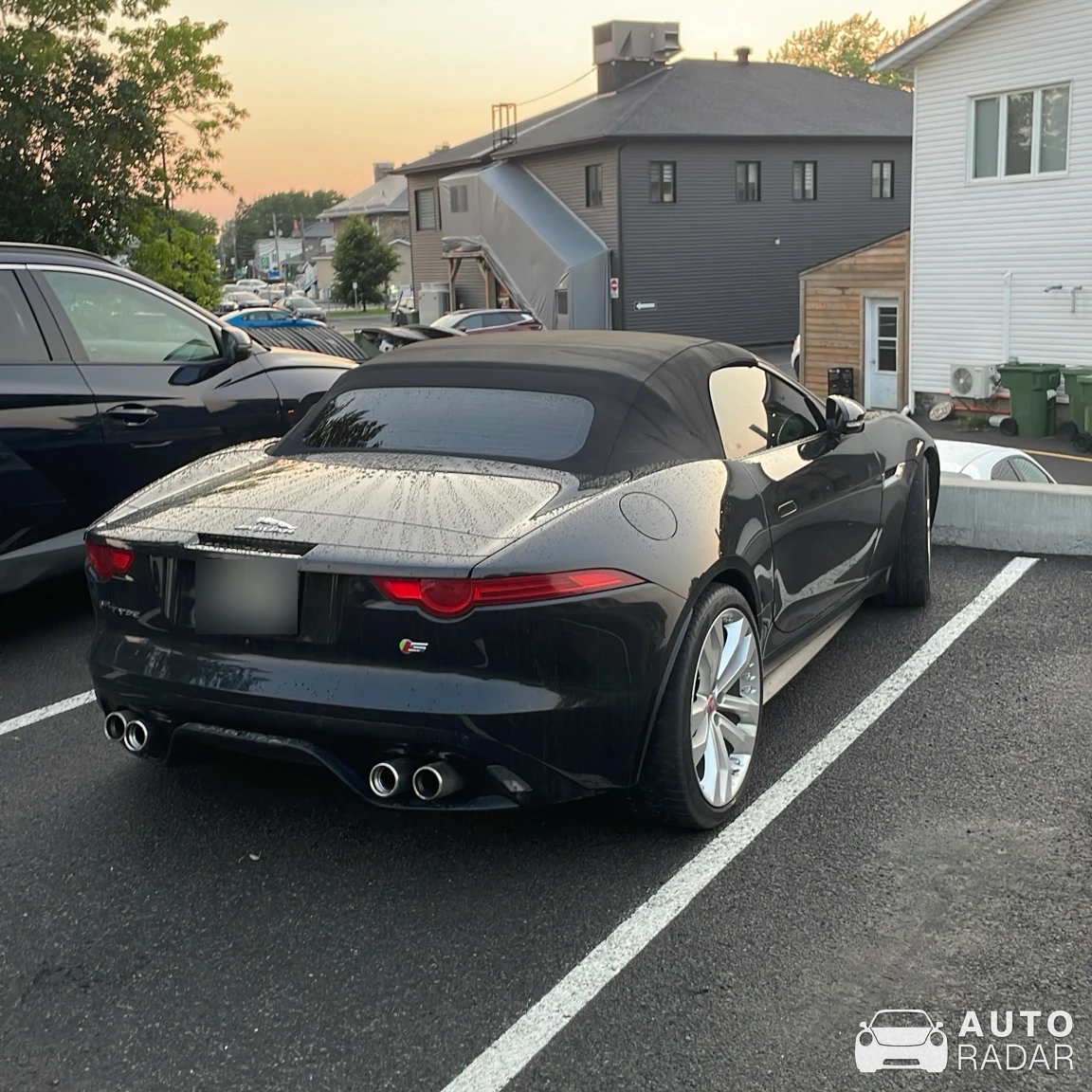 Jaguar F-Type S V8 Convertible spotted in Ste-Croix