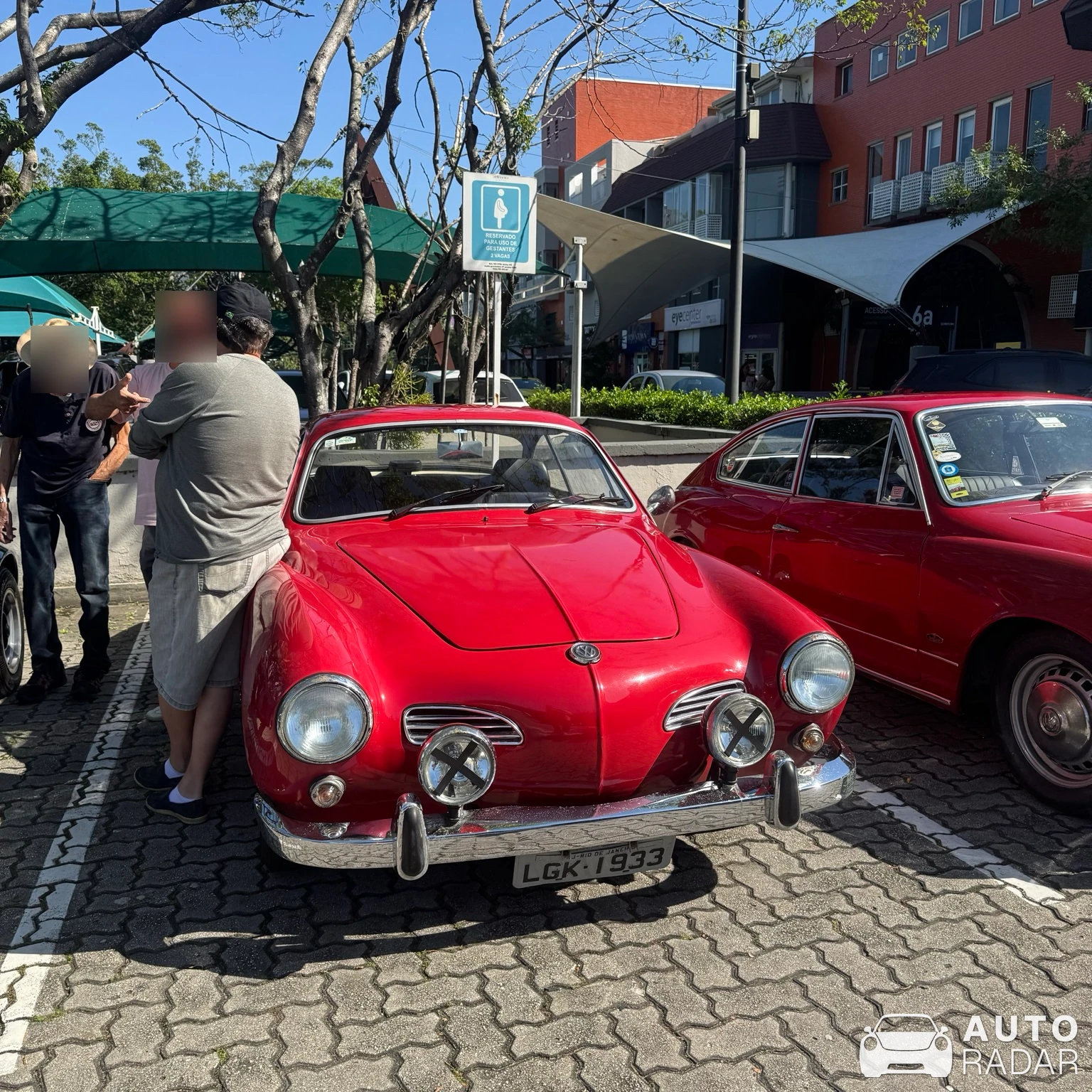 Volkswagen Type 14 Karmann-Ghia spotted in Rio de Janeiro