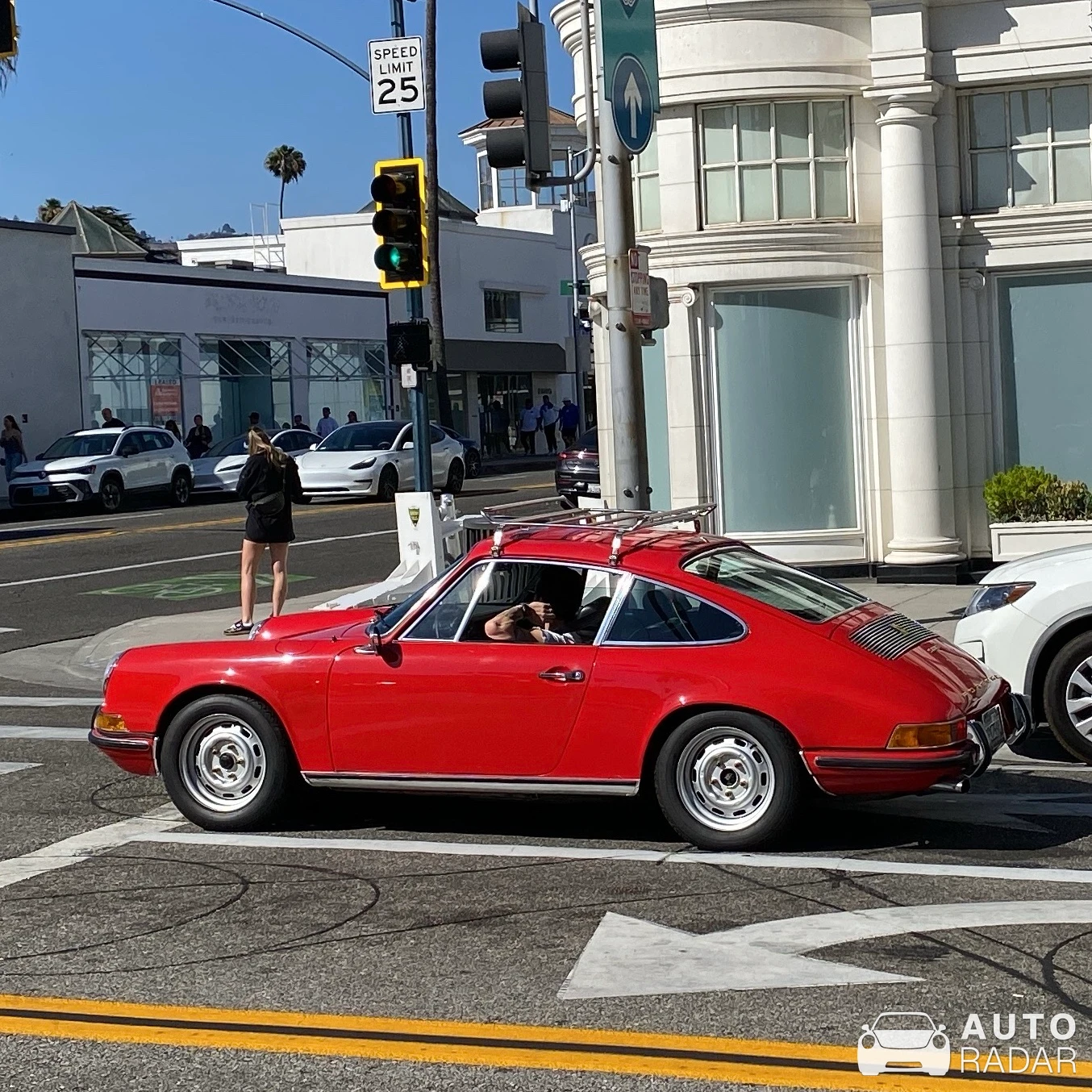 Porsche 911 E spotted in Beverly Hills