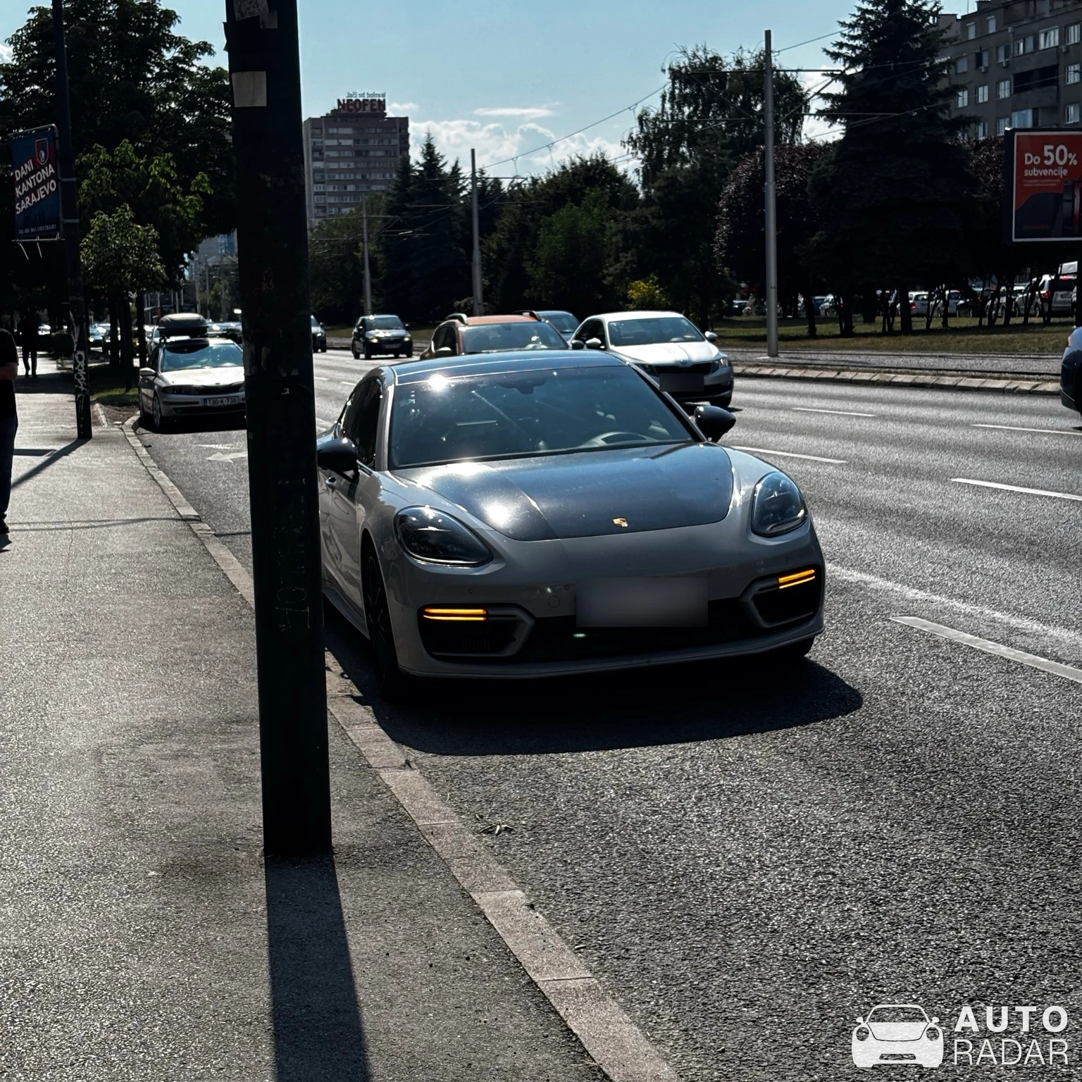 Porsche 971 Panamera Turbo spotted in Sarajevo