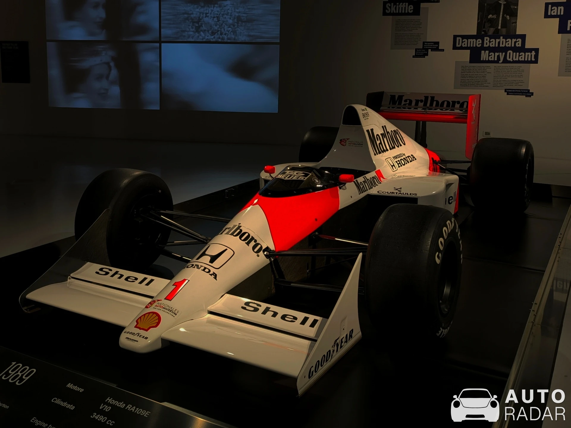 McLaren MP4/4 spotted in Turin