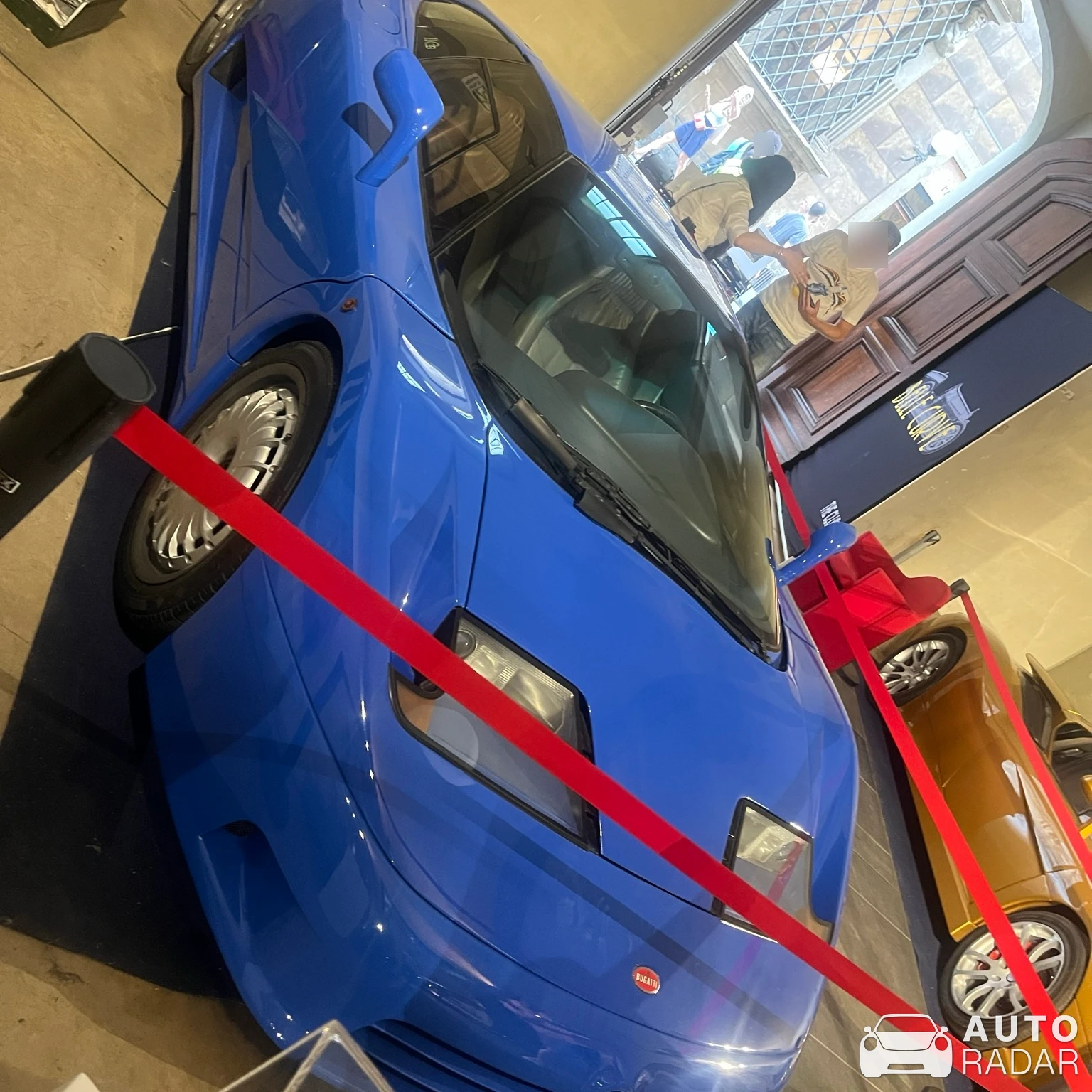 Bugatti EB110 SS spotted in Florence
