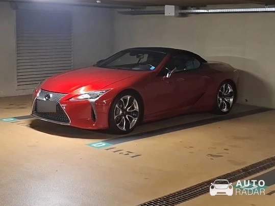 Lexus LC 500 Convertible spotted in Monaco