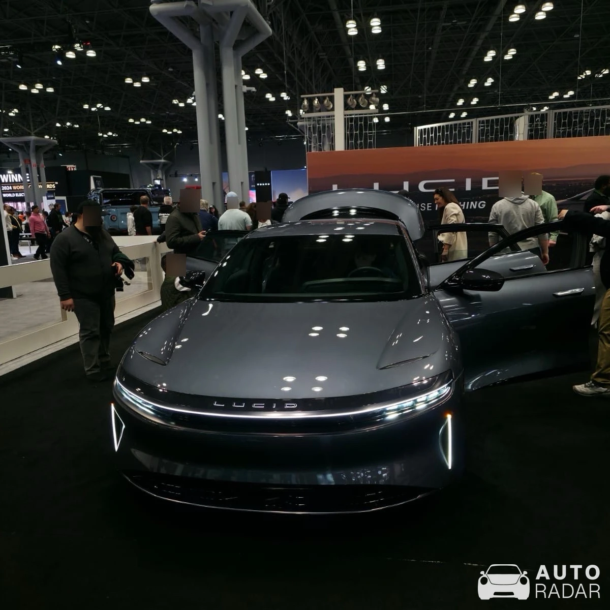 Lucid Air spotted in New York