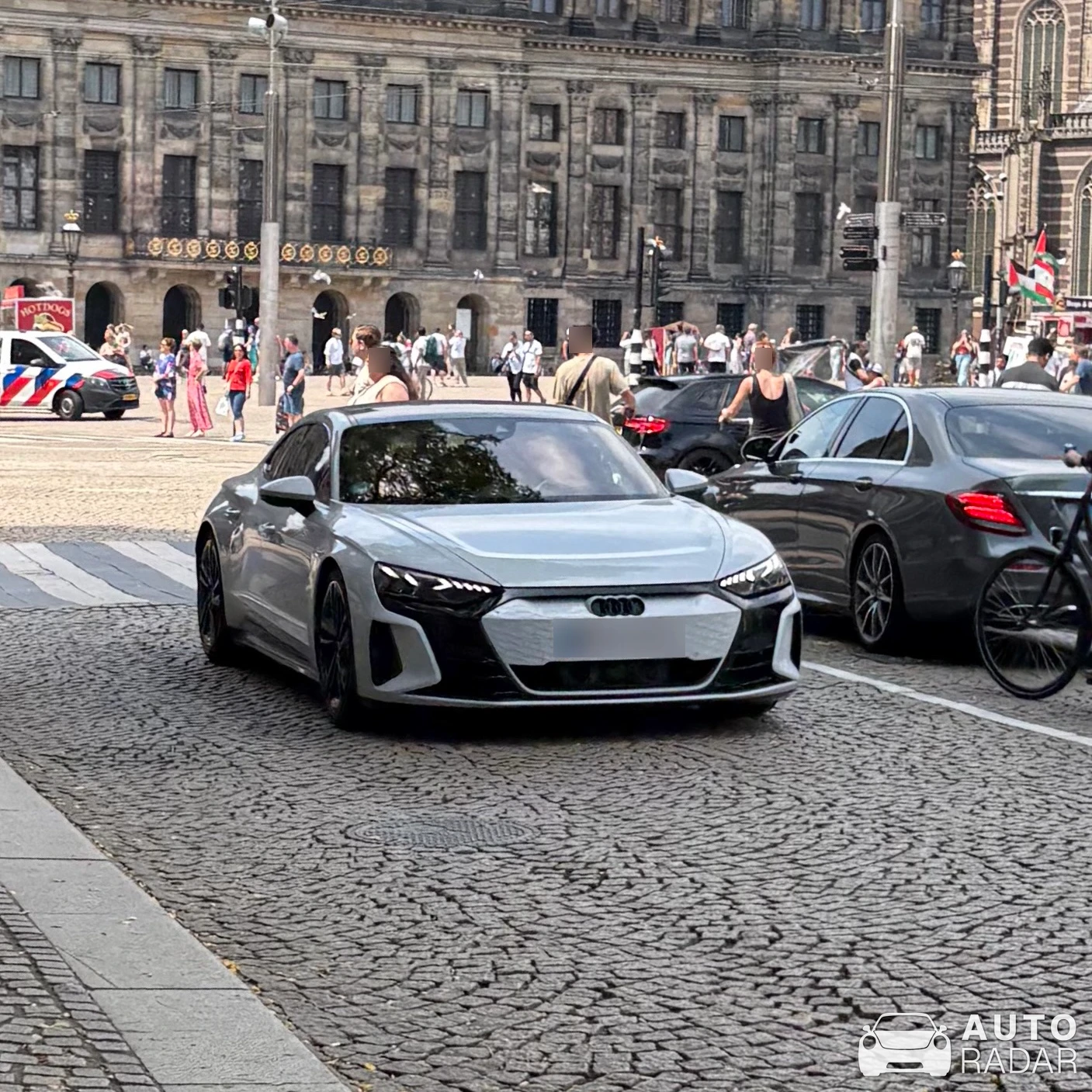 Audi E-Tron GT spotted in Amsterdam