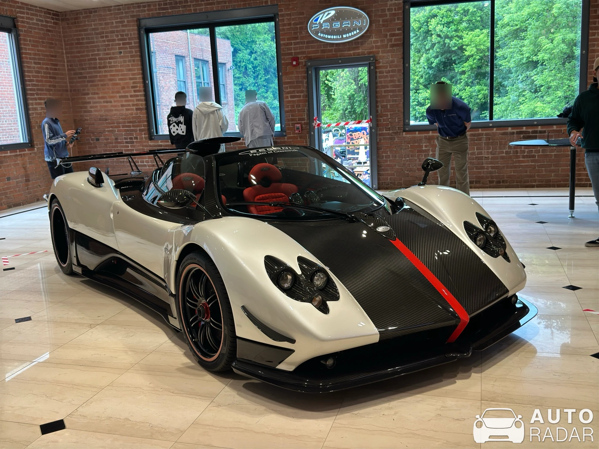 Pagani Zonda Cinque Roadster spotted in Greenwich