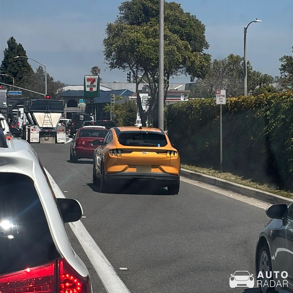 Ford Mustang Mach E spotted in Costa Mesa