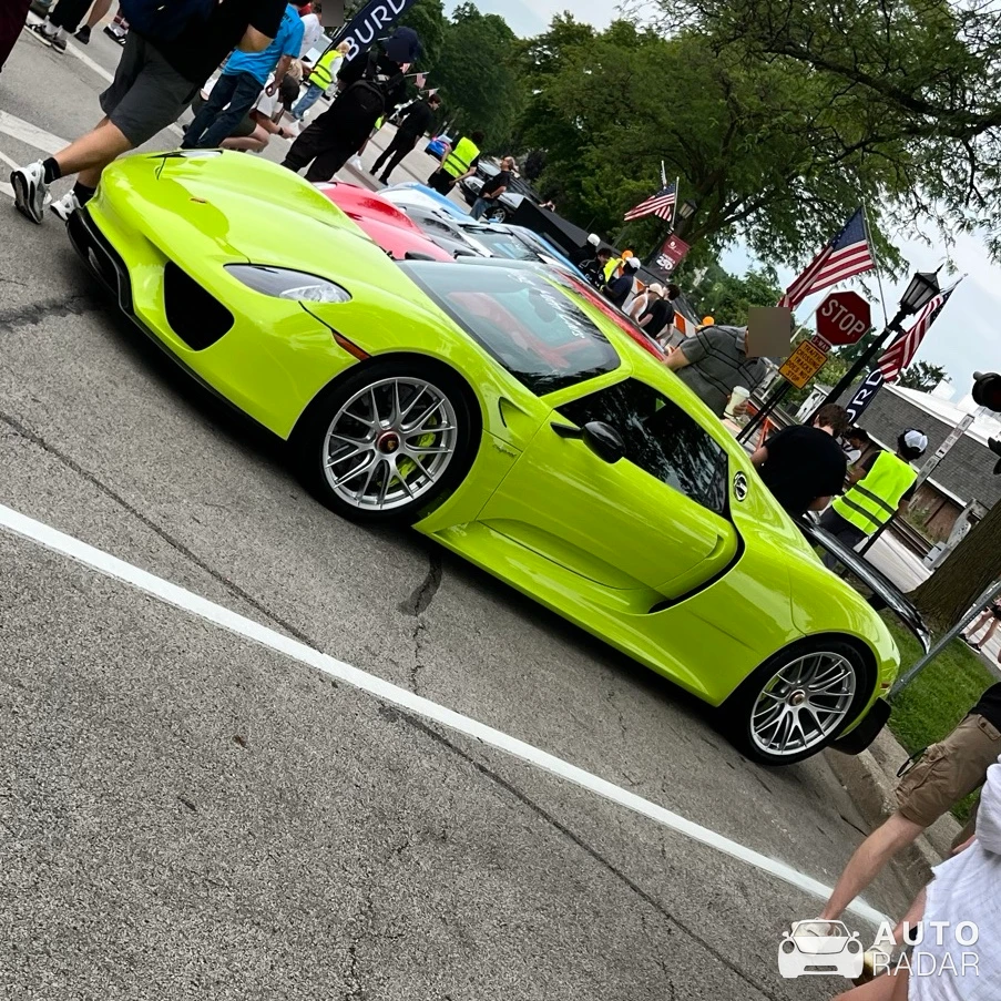 Porsche 918 Spyder spotted in Frankfort