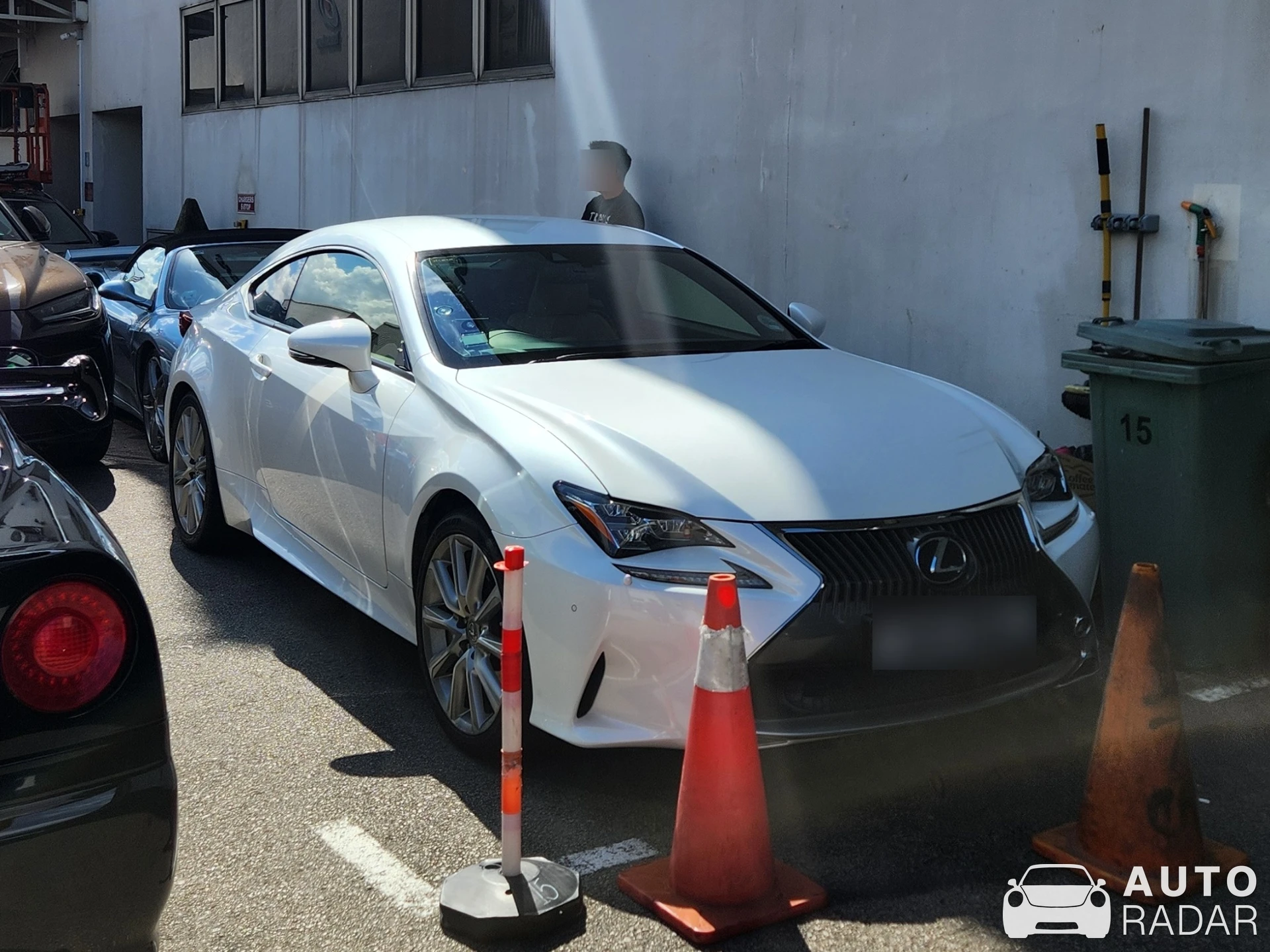 Lexus RC spotted in Singapore