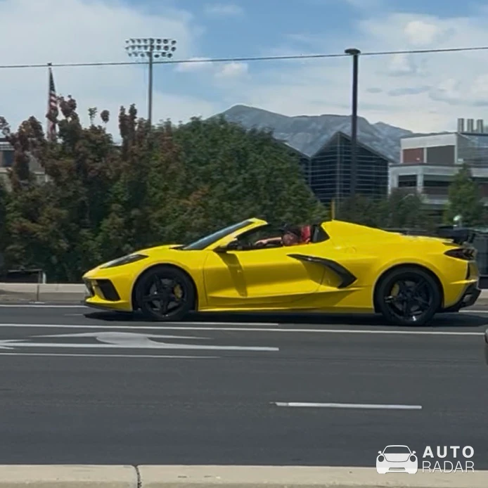 Chevrolet Corvette C8 Stingray Convertible spotted in Spanish Fork