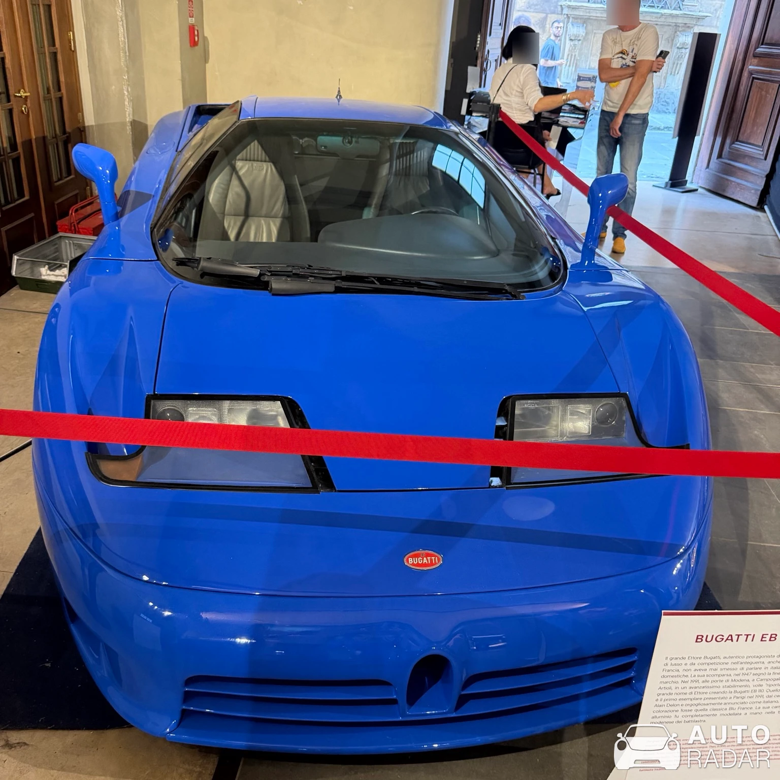 Bugatti EB110 spotted in Florence