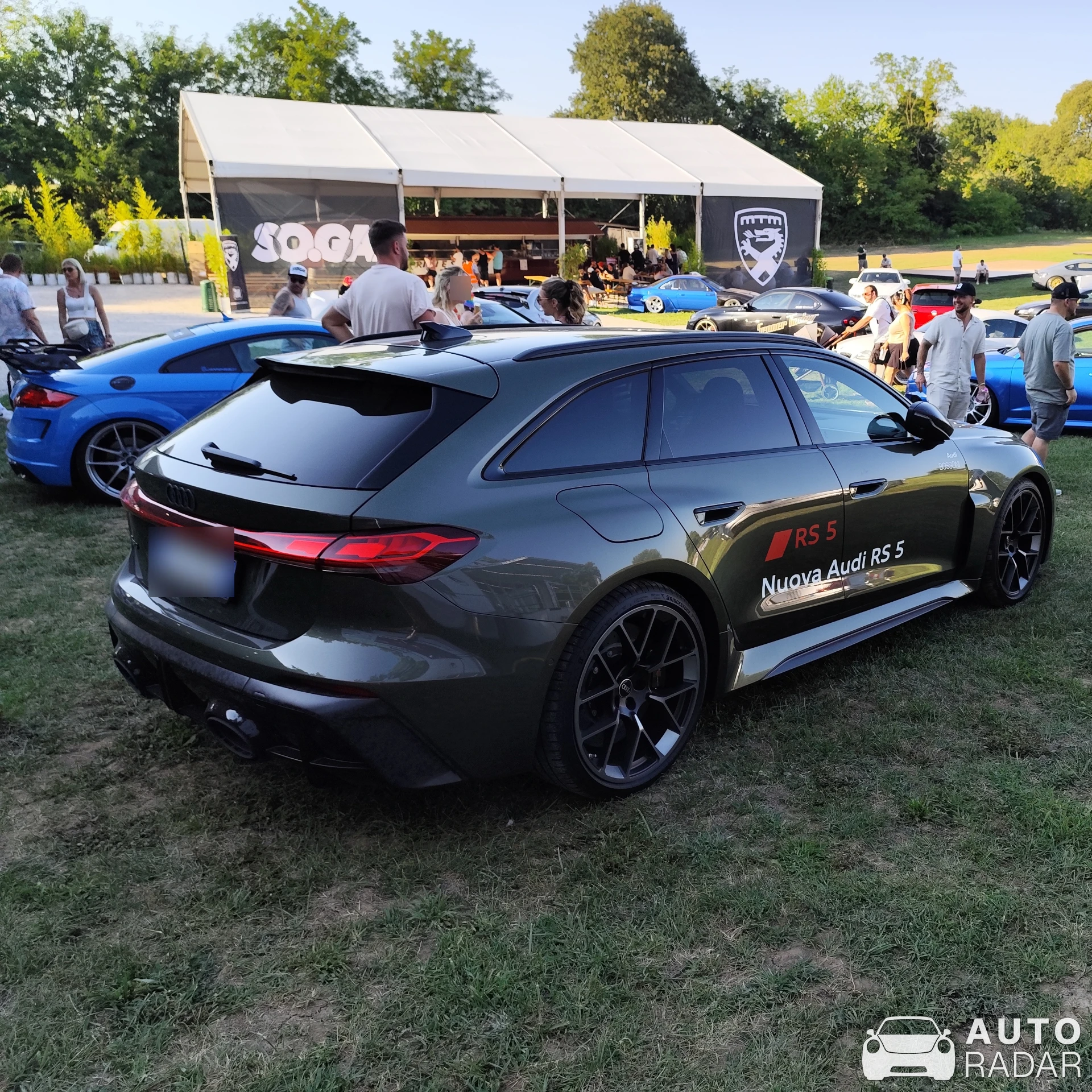 Audi RS4 Avant B9 spotted in Monzambano