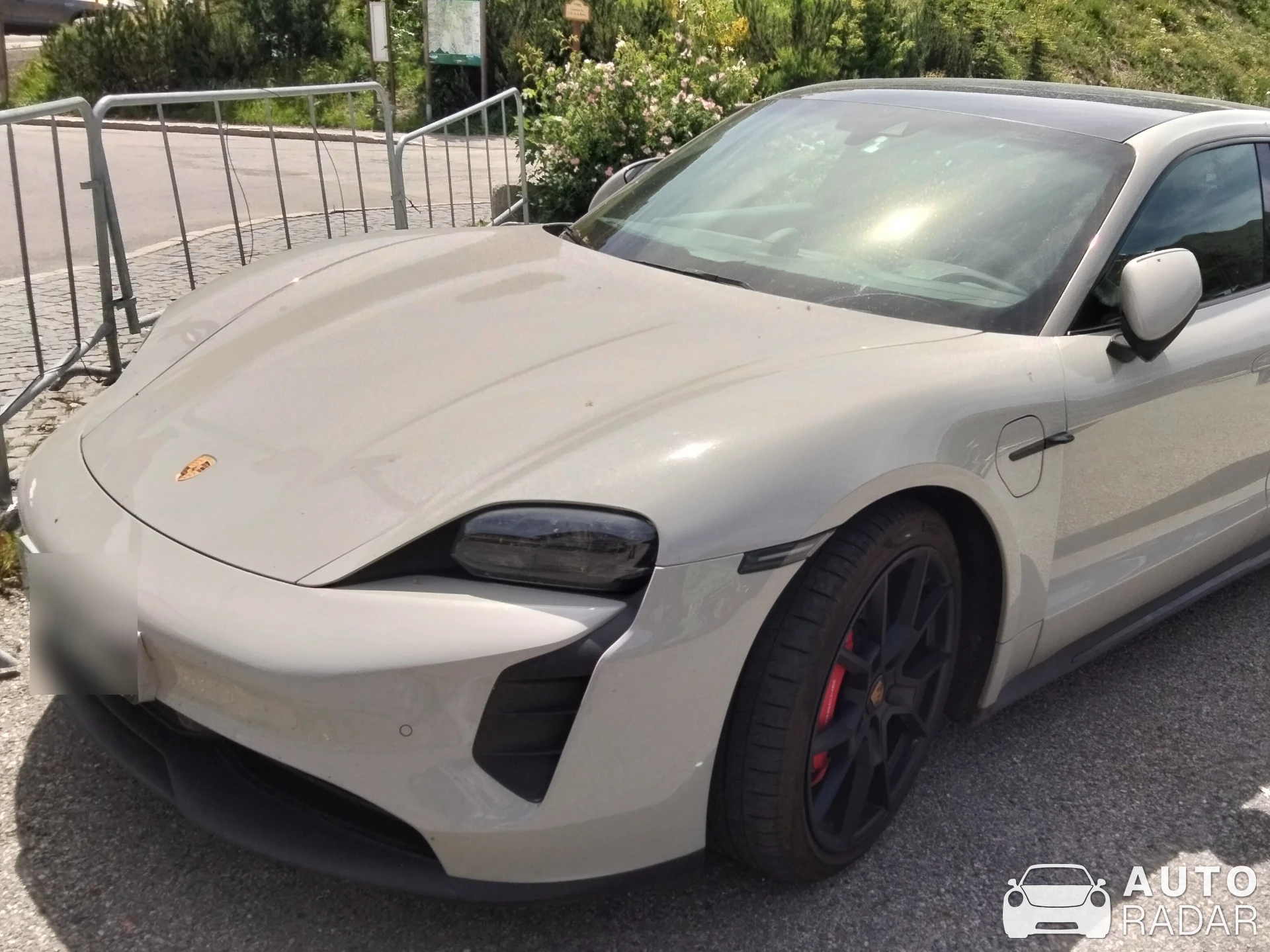 Porsche Taycan GTS Sport Turismo spotted in Valloire, France