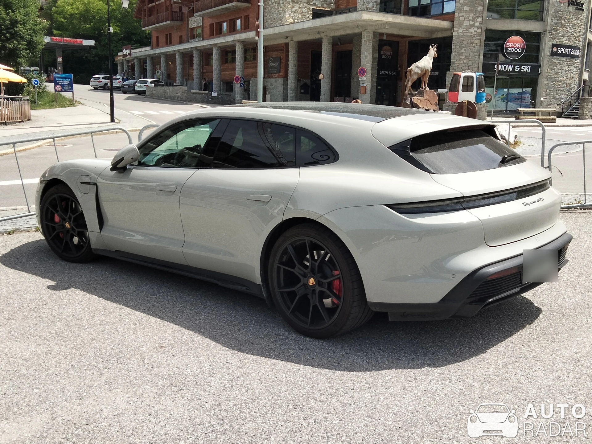 Porsche Taycan GTS Sport Turismo spotted in Valloire