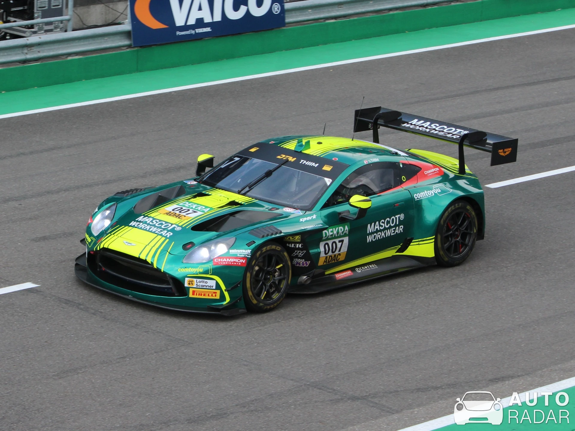 Aston Martin V8 Vantage GT3 spotted in Schipkau