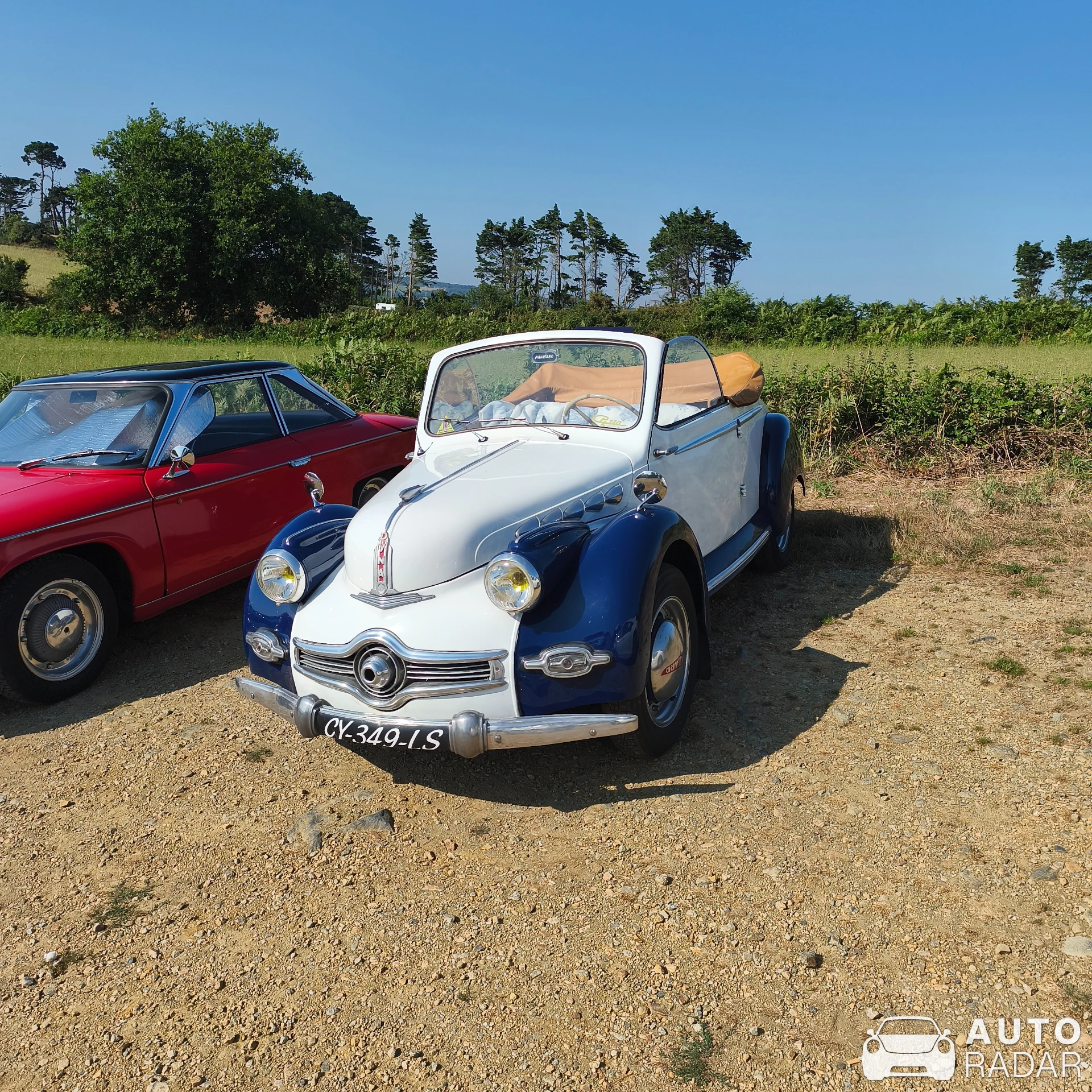 Panhard Dyna X Cabriolet spotted in Plouezoc'h