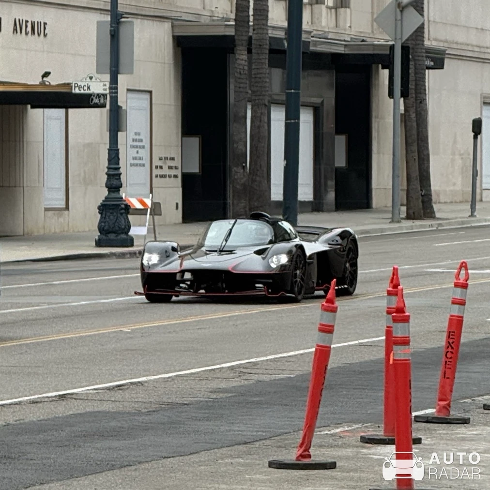 Aston Martin Valkyrie Spyder spotted in Beverly Hills