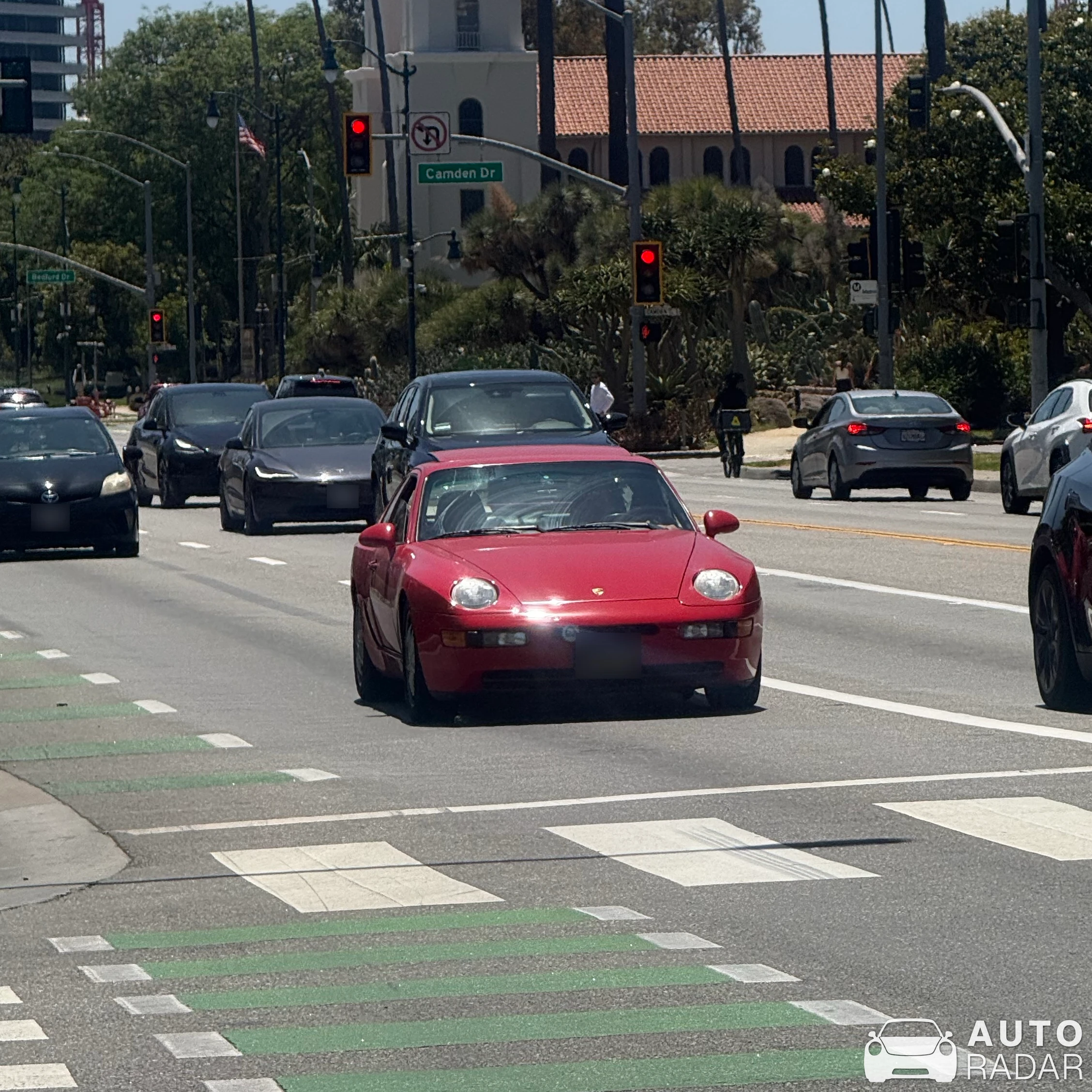 Porsche 968 spotted in Beverly Hills