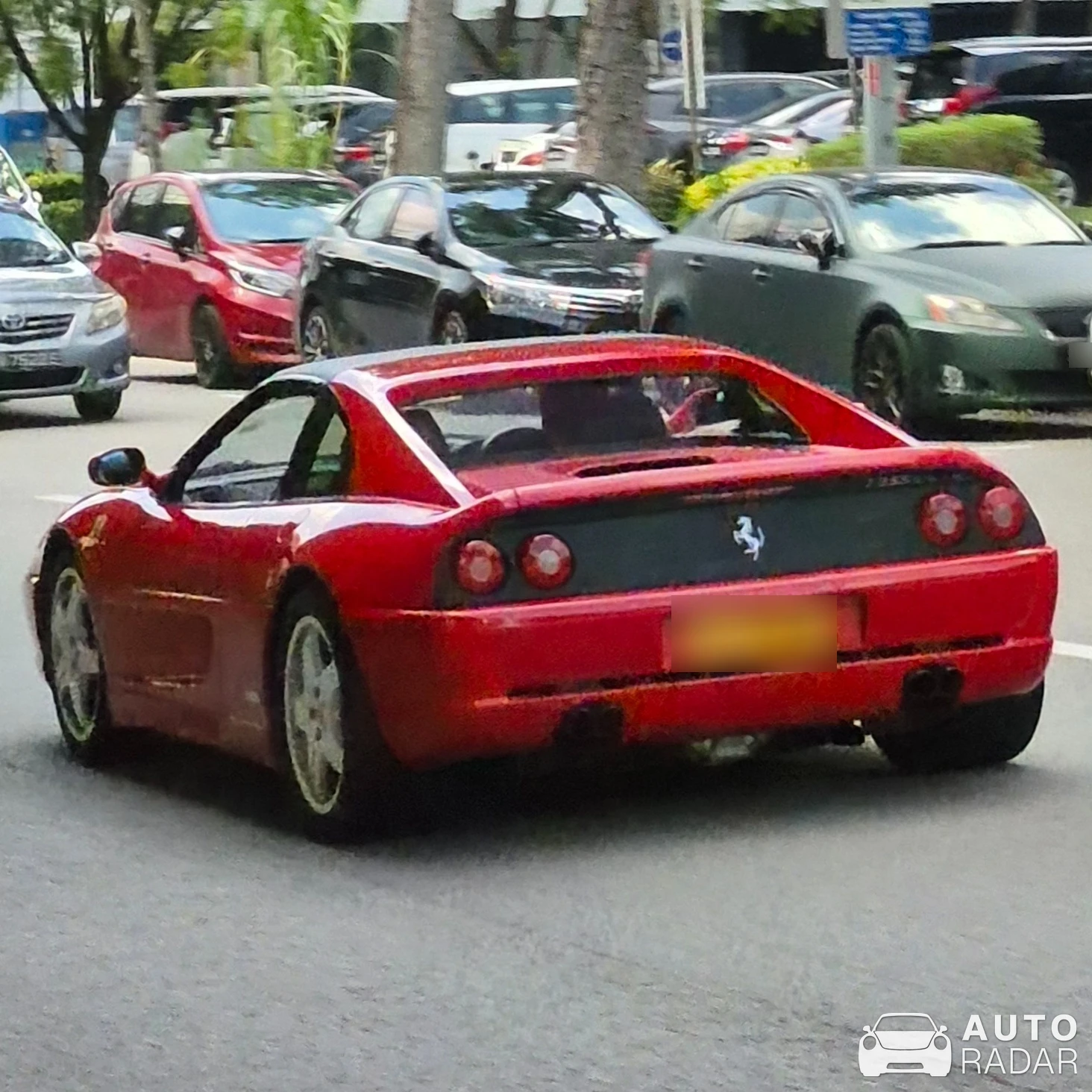 Ferrari F355 Berlinetta spotted in Singapore
