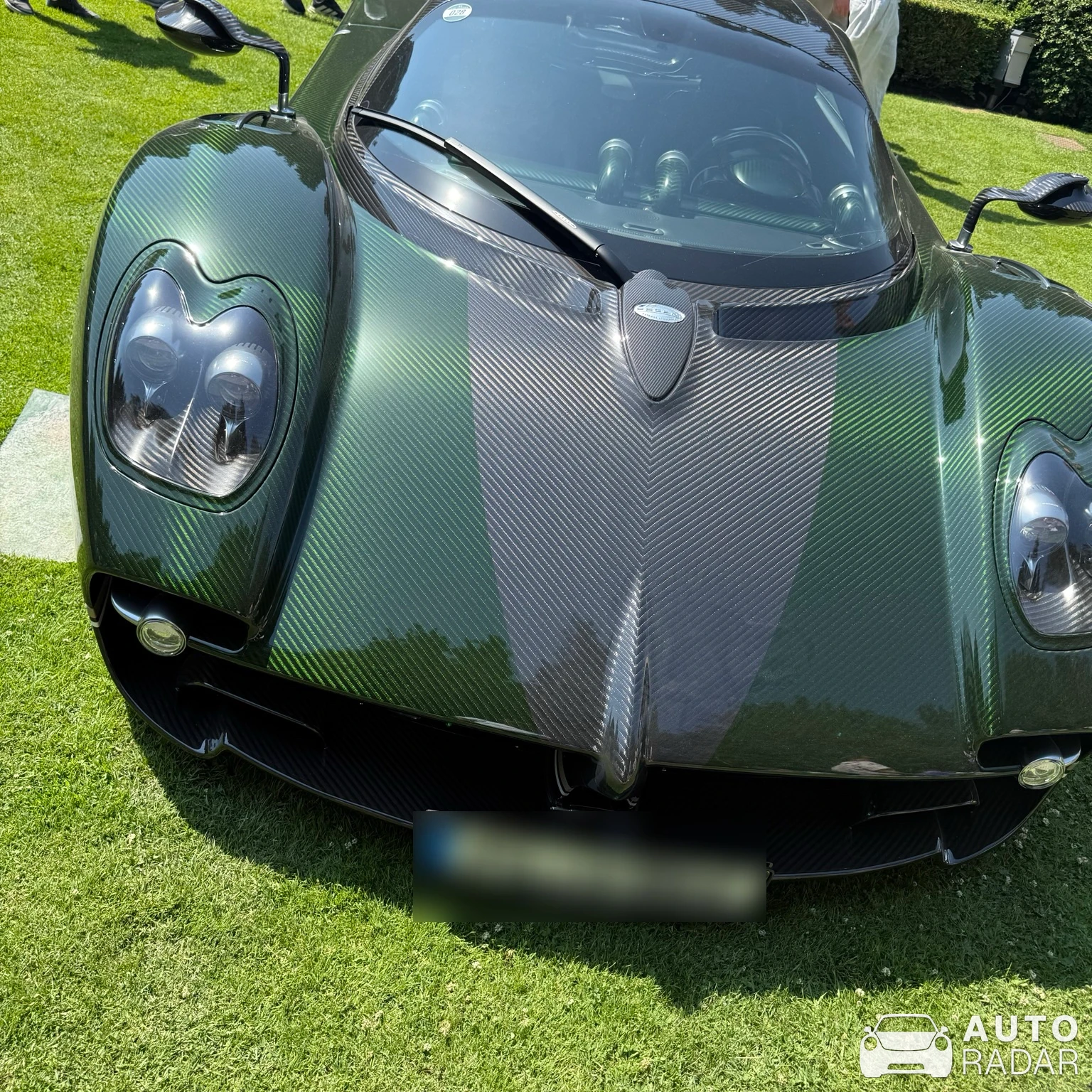 Pagani Utopia Roadster spotted in Båstad