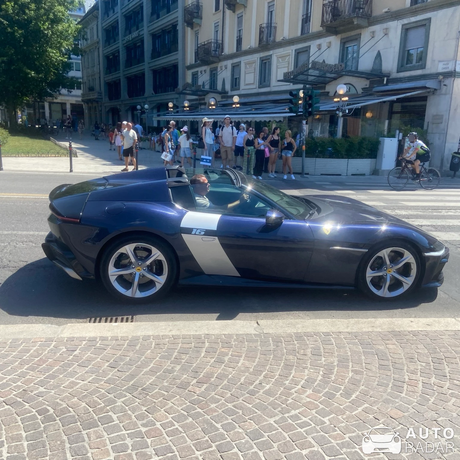 Ferrari 12Cilindri Spider spotted in Cernobbio