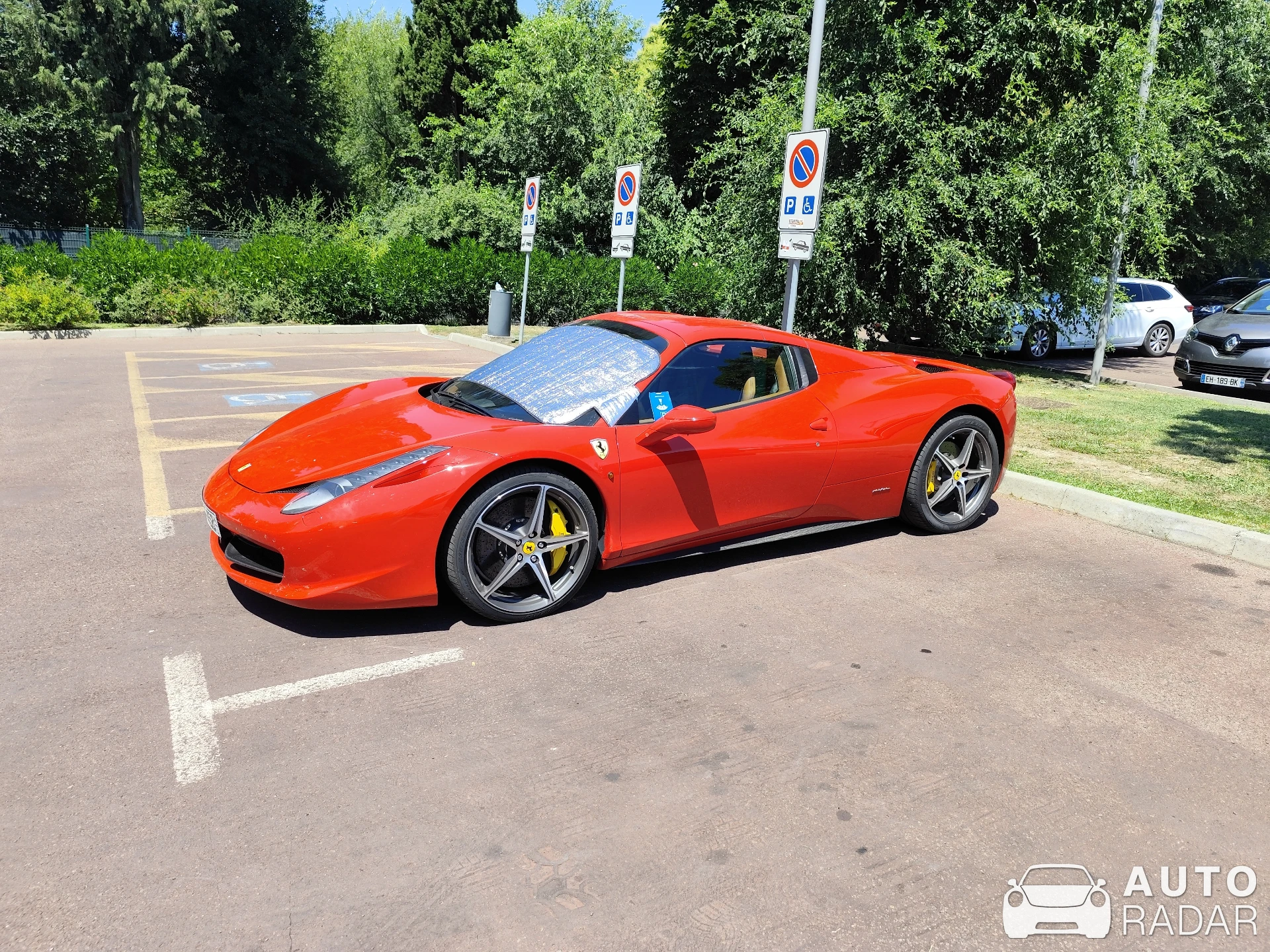 Ferrari 458 Spider spotted in Lazise, Italy