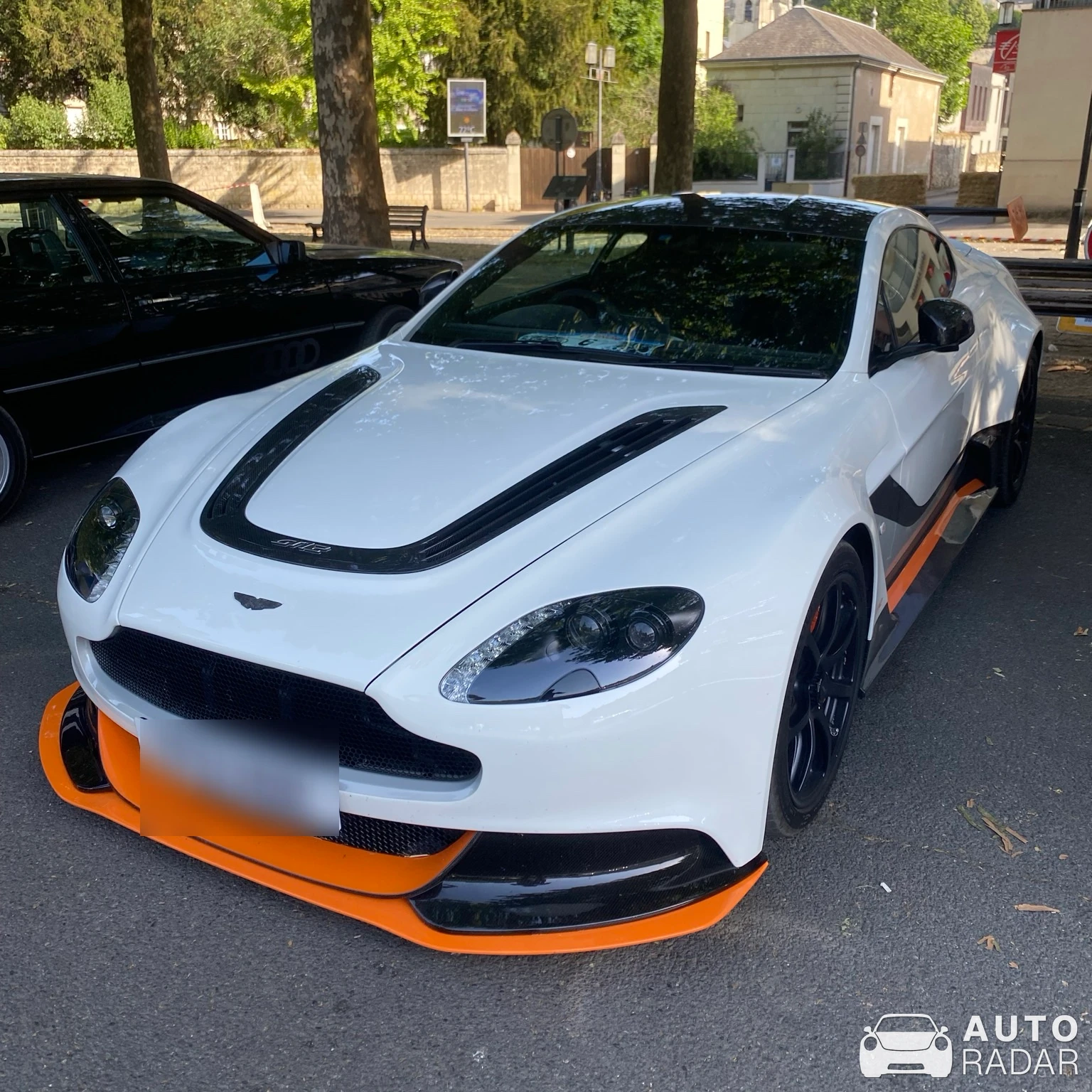 Aston Martin Vantage GT12 spotted in Chinon