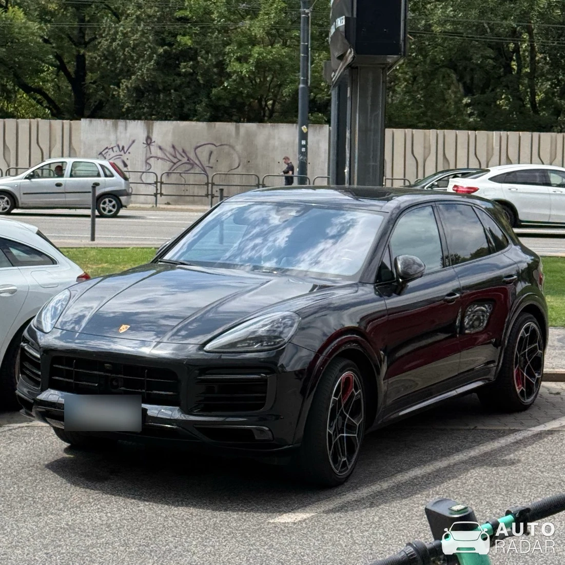 Porsche Cayenne Turbo spotted in Bratislava