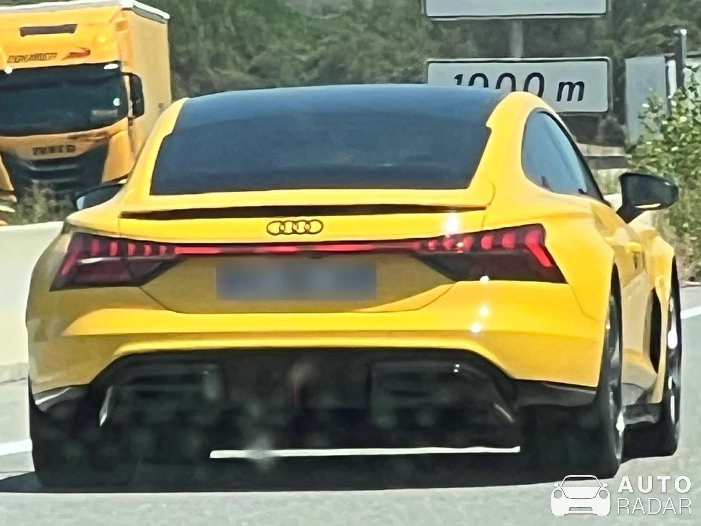 Audi RS E-Tron GT spotted in Le Muy