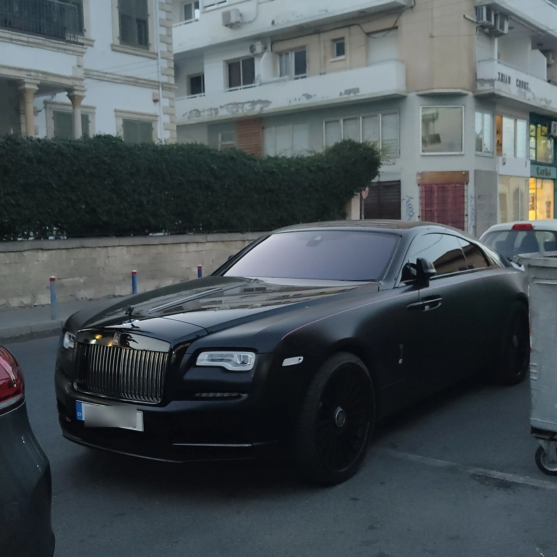 Rolls-Royce Wraith Black Badge spotted in Limassol, Cyprus