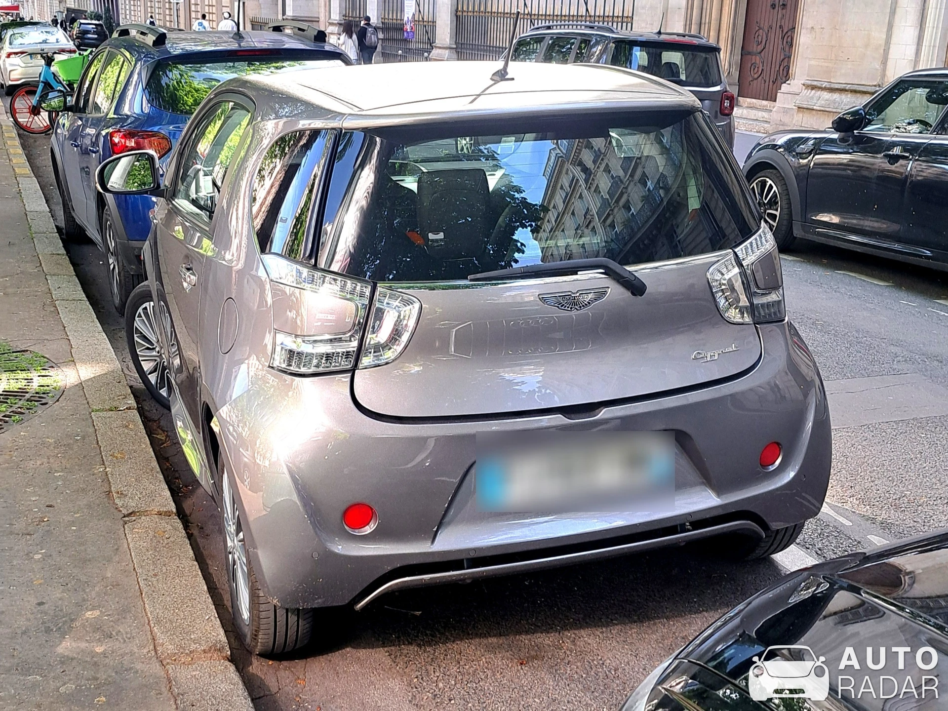 Aston Martin Cygnet spotted in Paris