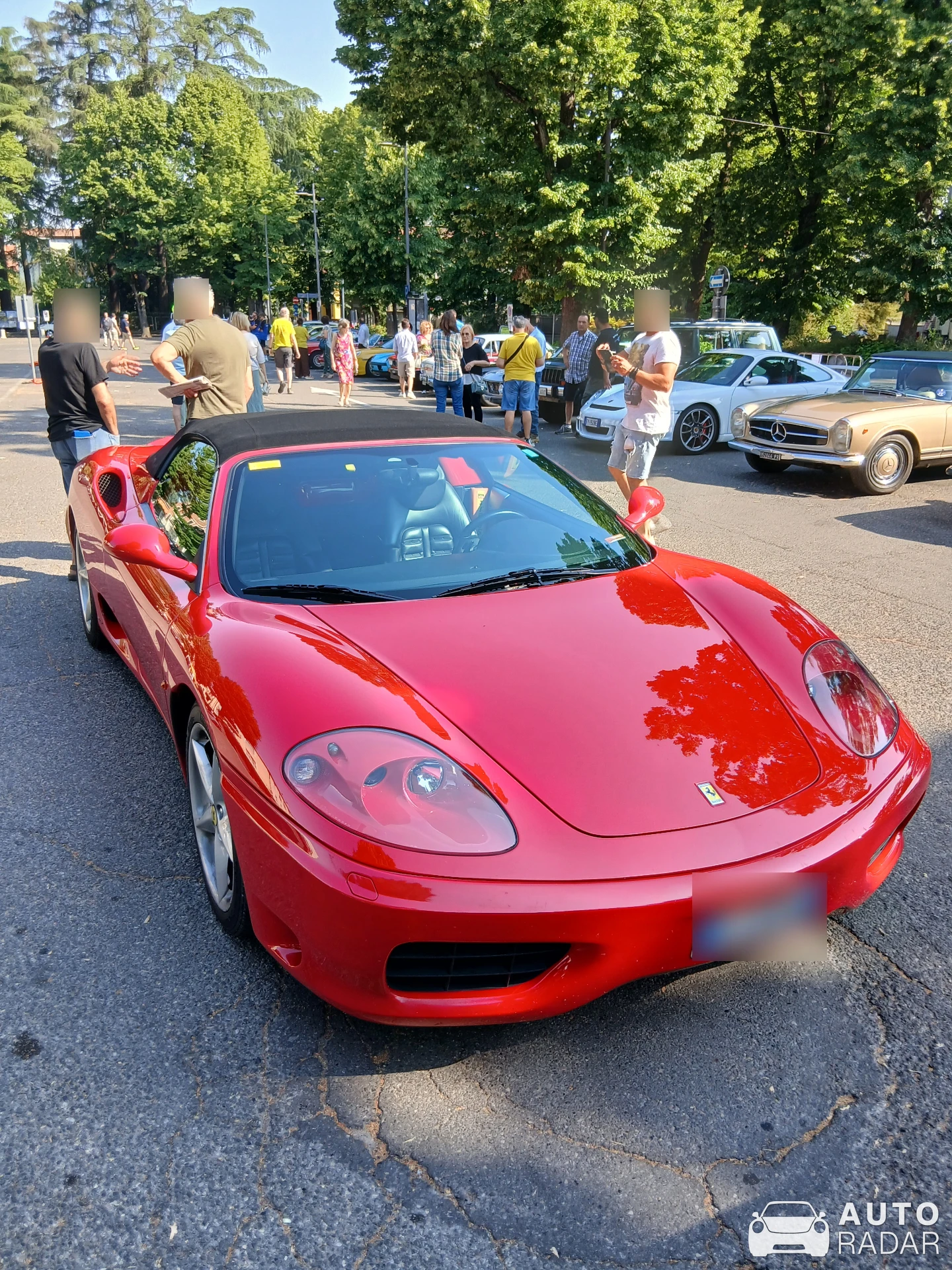 Ferrari 360 Spider spotted in Felino