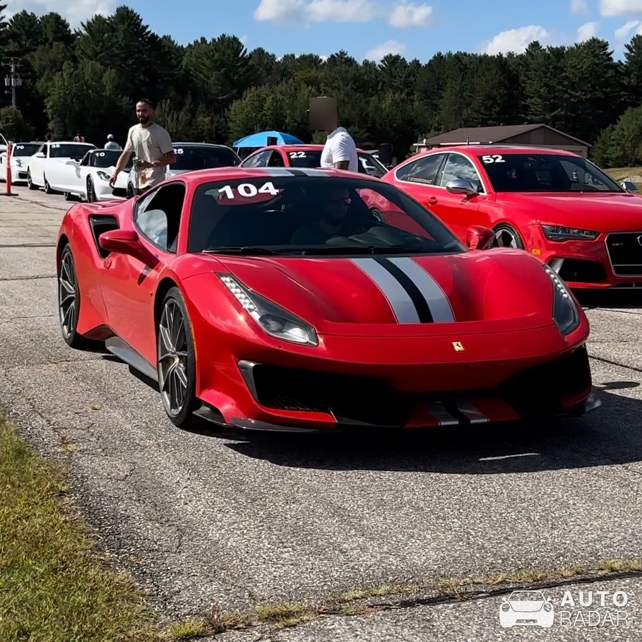 Ferrari 488 Pista spotted in Messines