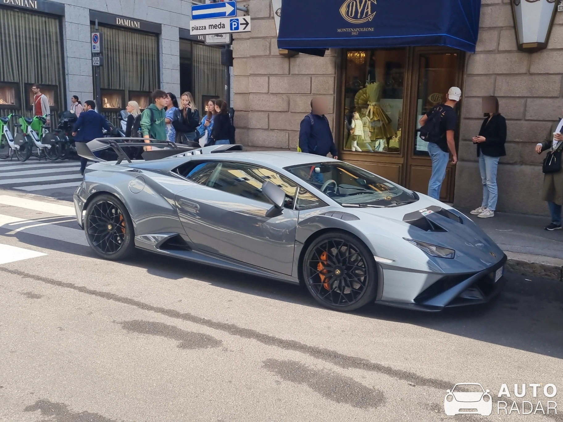 Lamborghini Huracán LP640-2 STO spotted in Milano, Italia