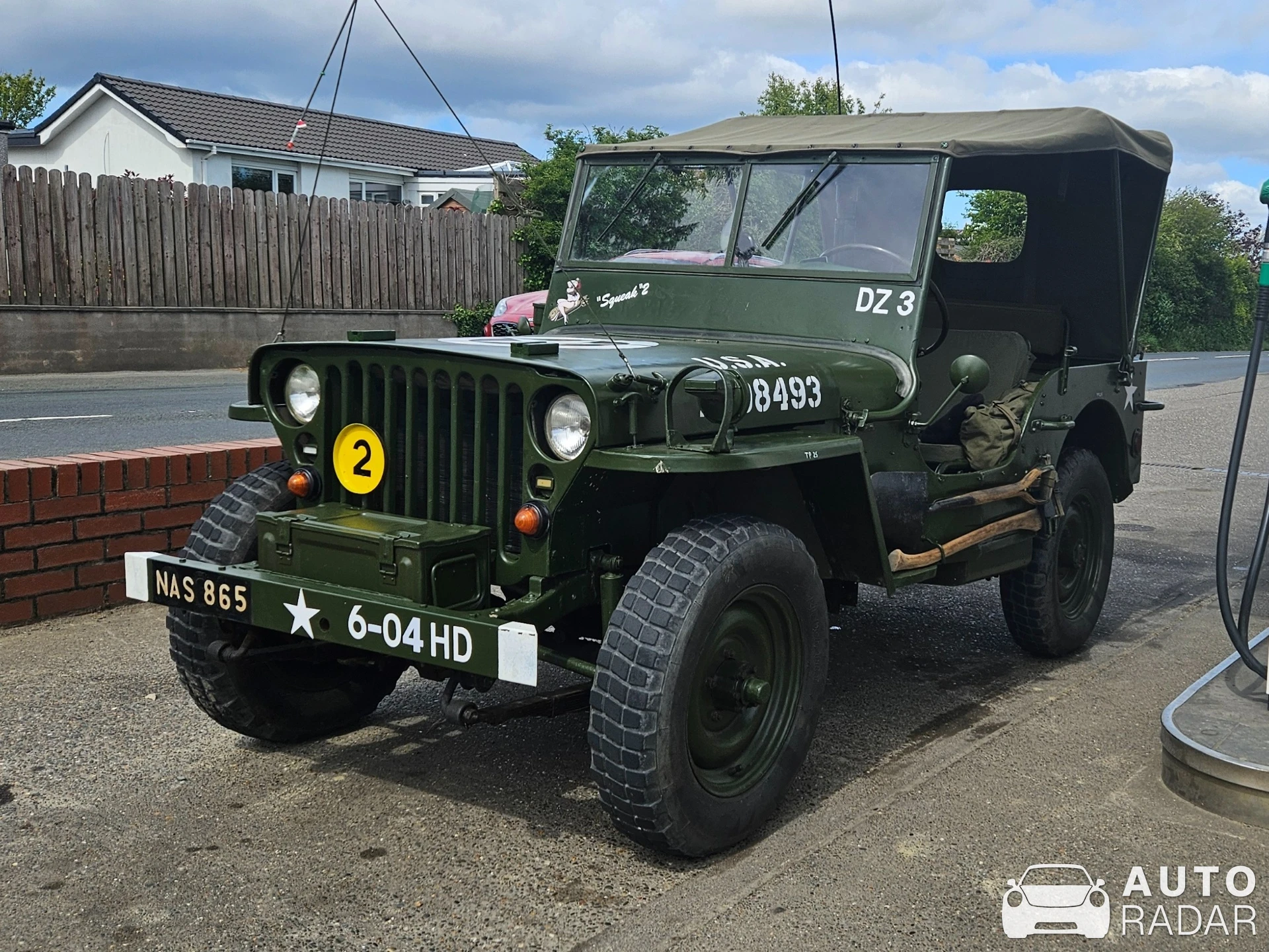 Jeep Willys MB spotted in Malew