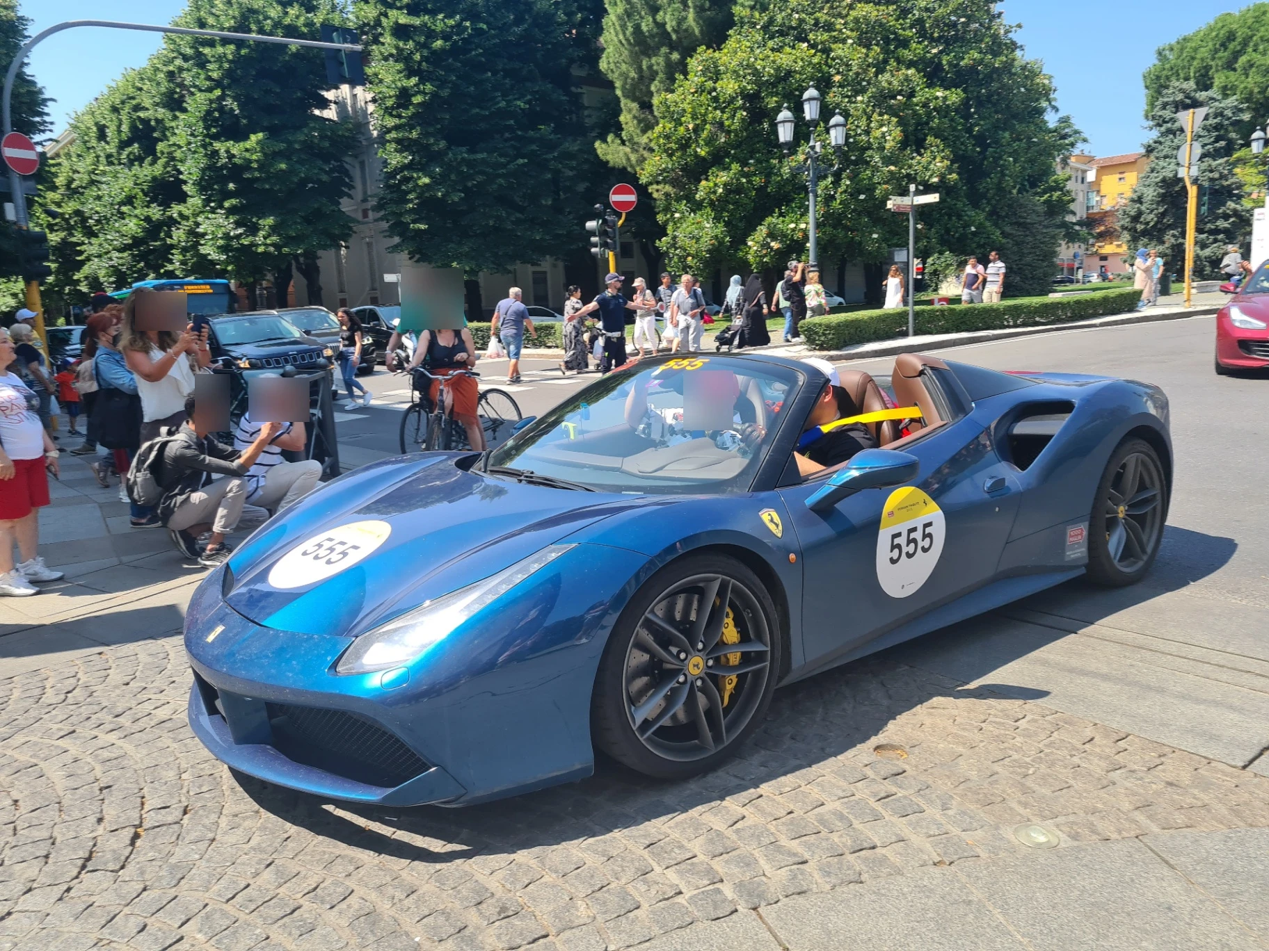 Ferrari 488 Spider spotted in Brescia, Italy