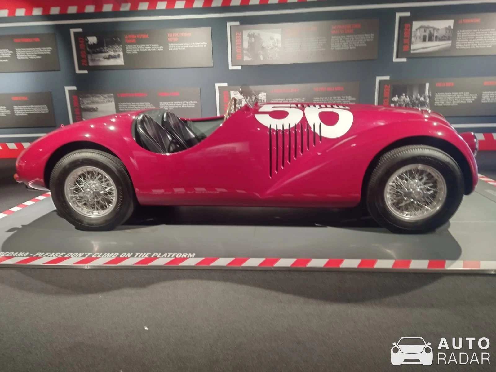 Ferrari 166 MM spotted in Maranello