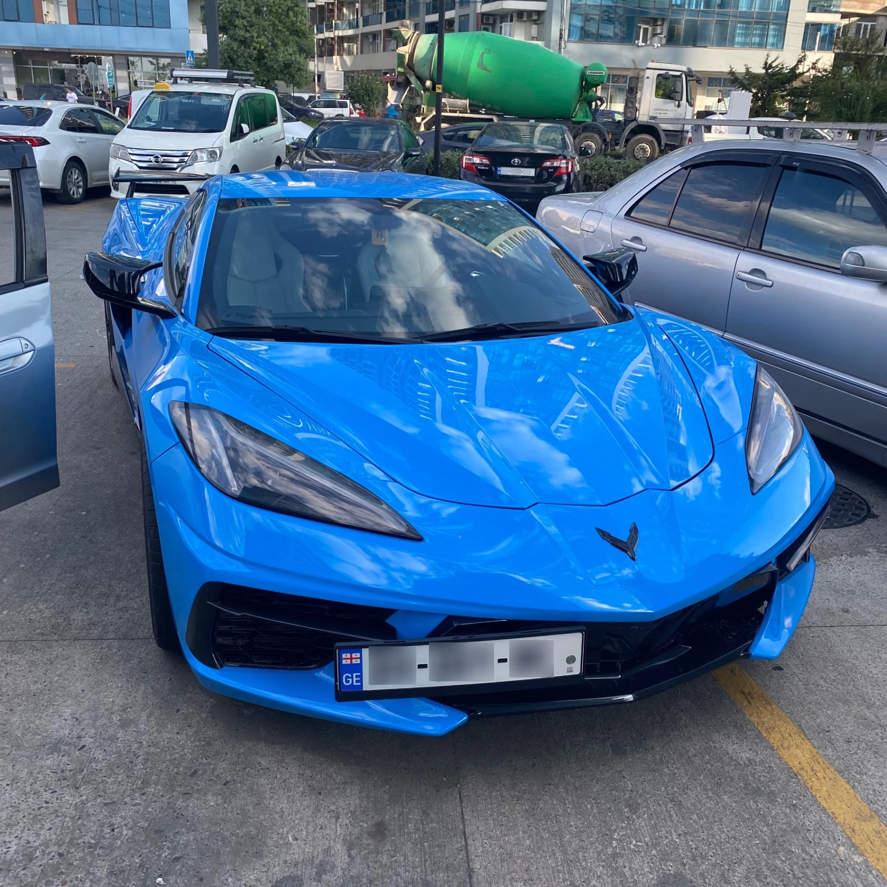 Chevrolet Corvette C8 spotted in Batumi, Georgia