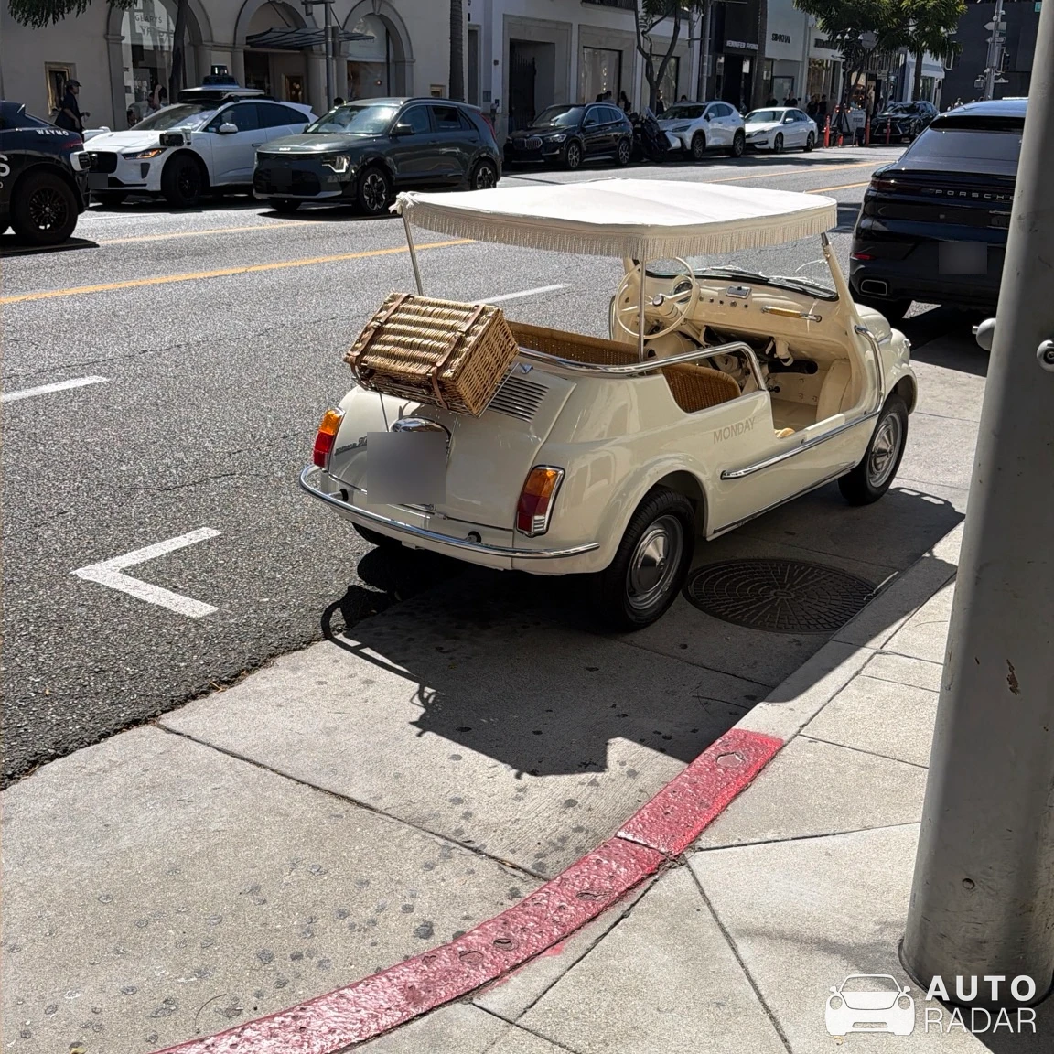 Fiat 500 Jolly spotted in Beverly Hills